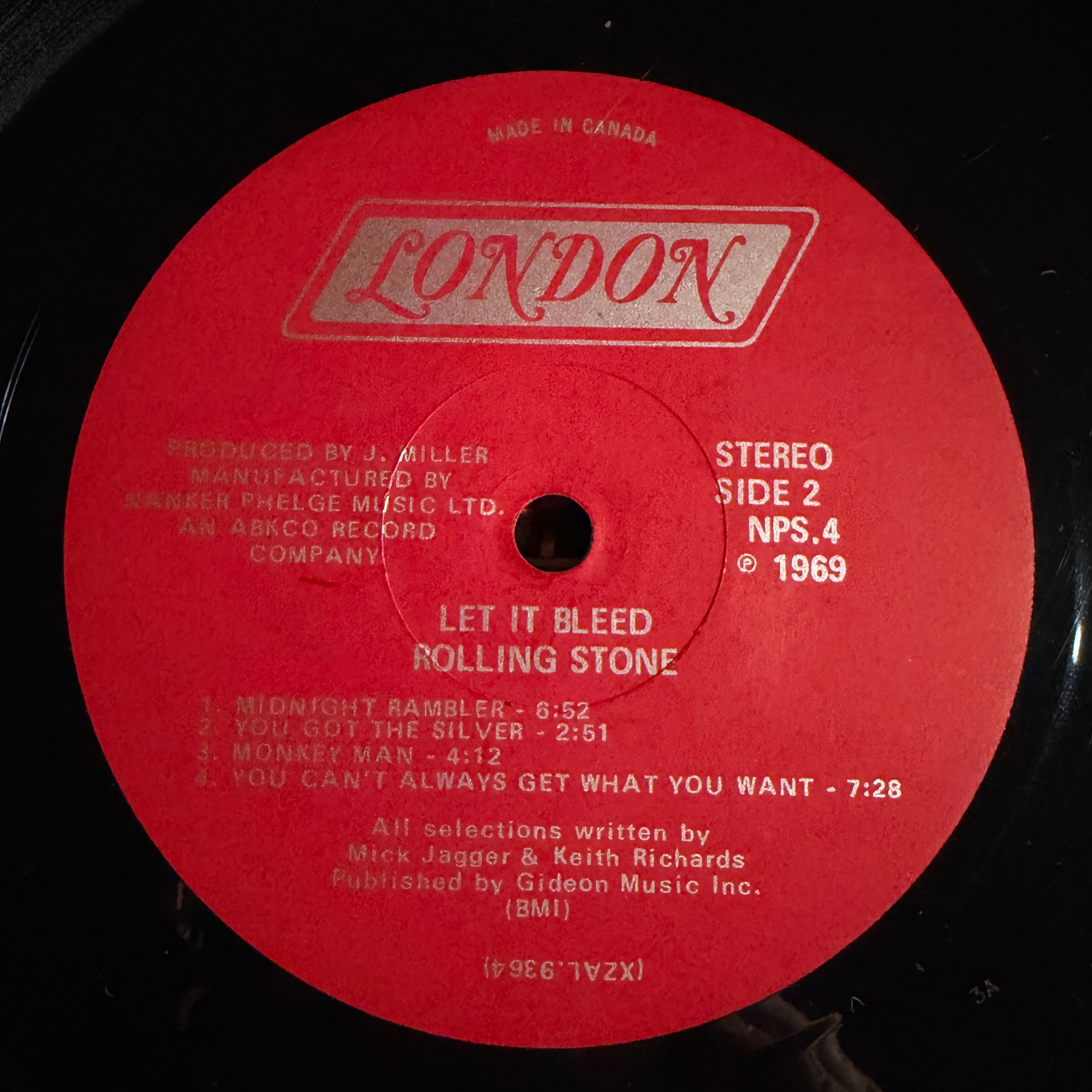 ROLLING STONES, THE - LET IT BLEED