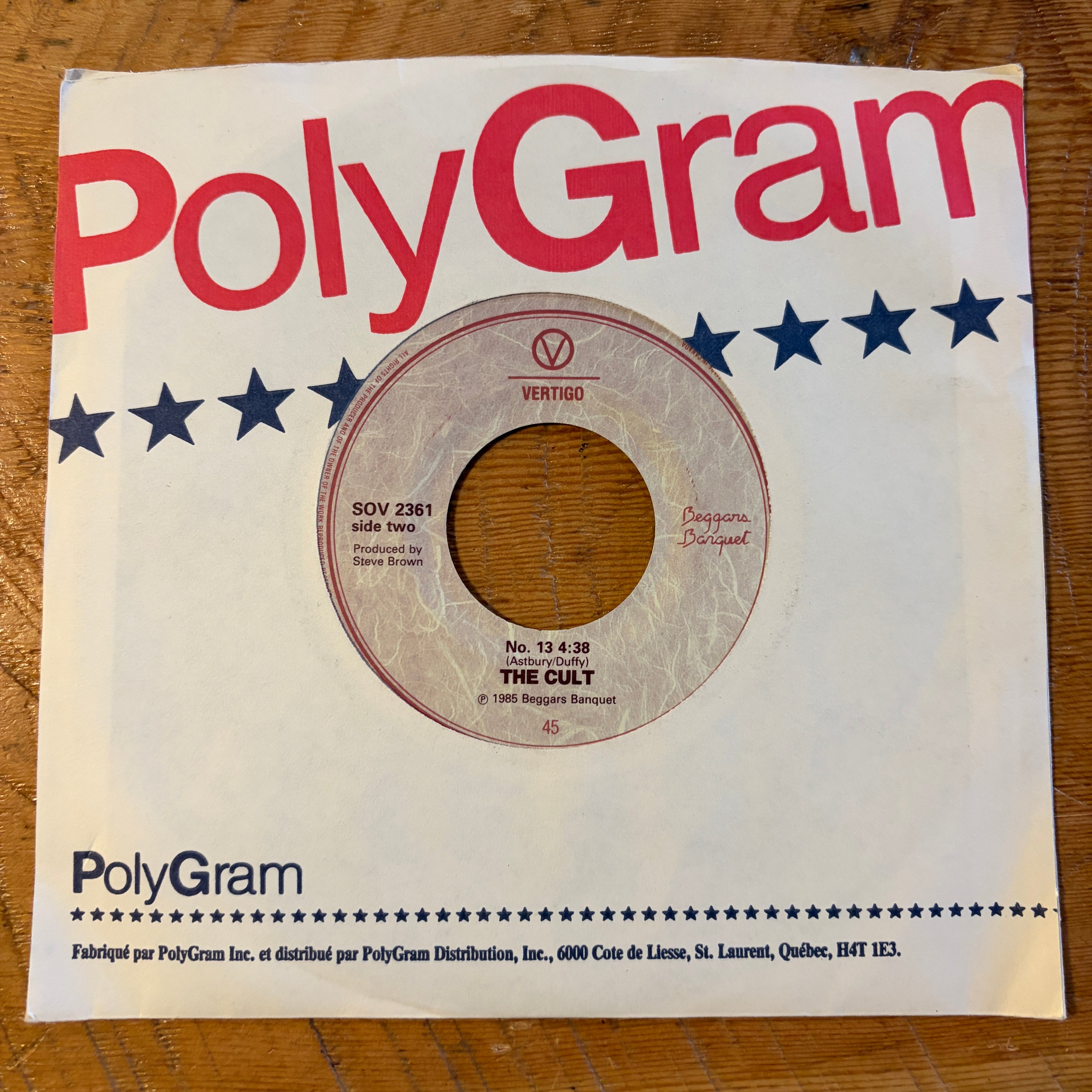 CULT, THE - SHE SELLS SANCTUARY / NO. 13