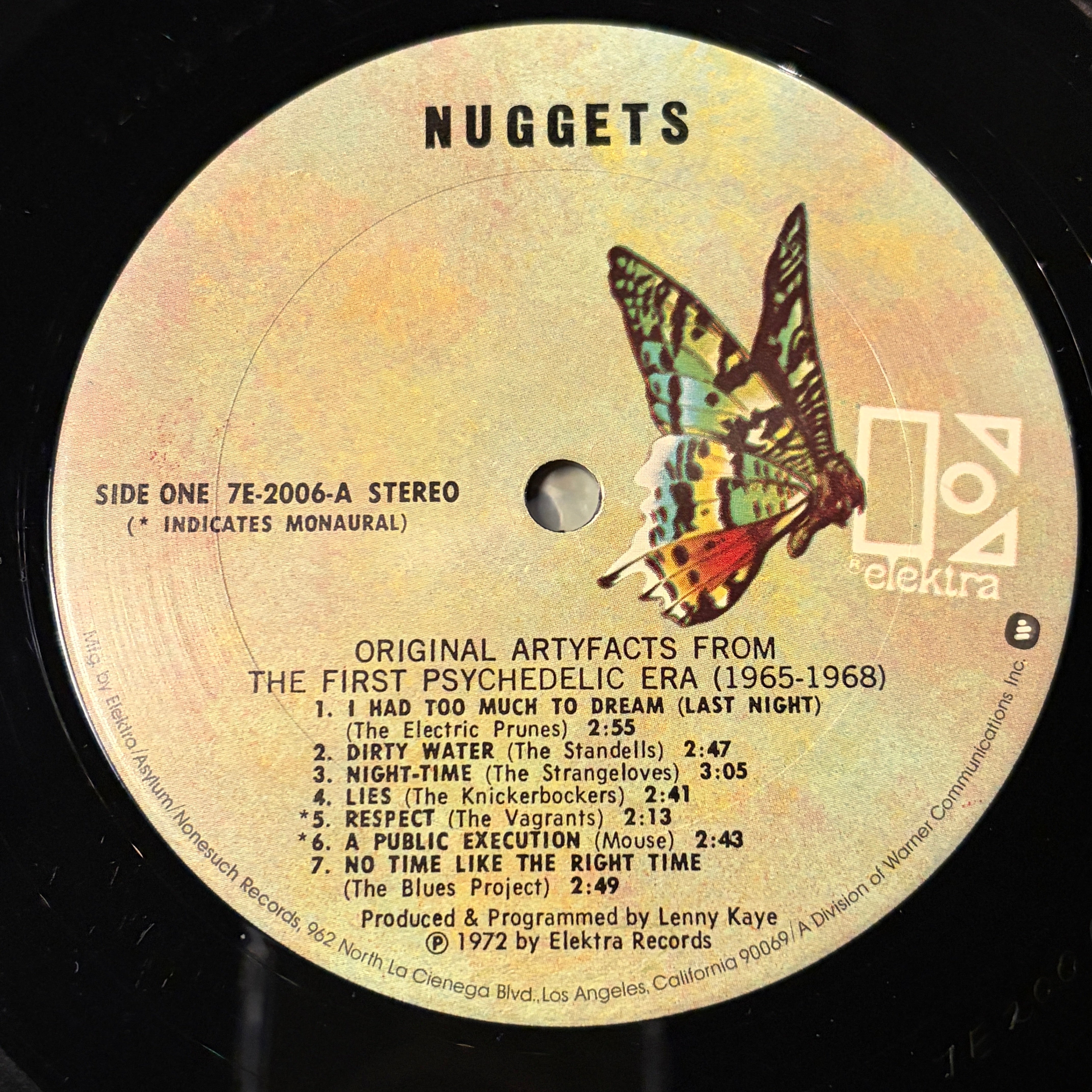 VARIOUS - NUGGETS ORIGINAL ARTYFACTS