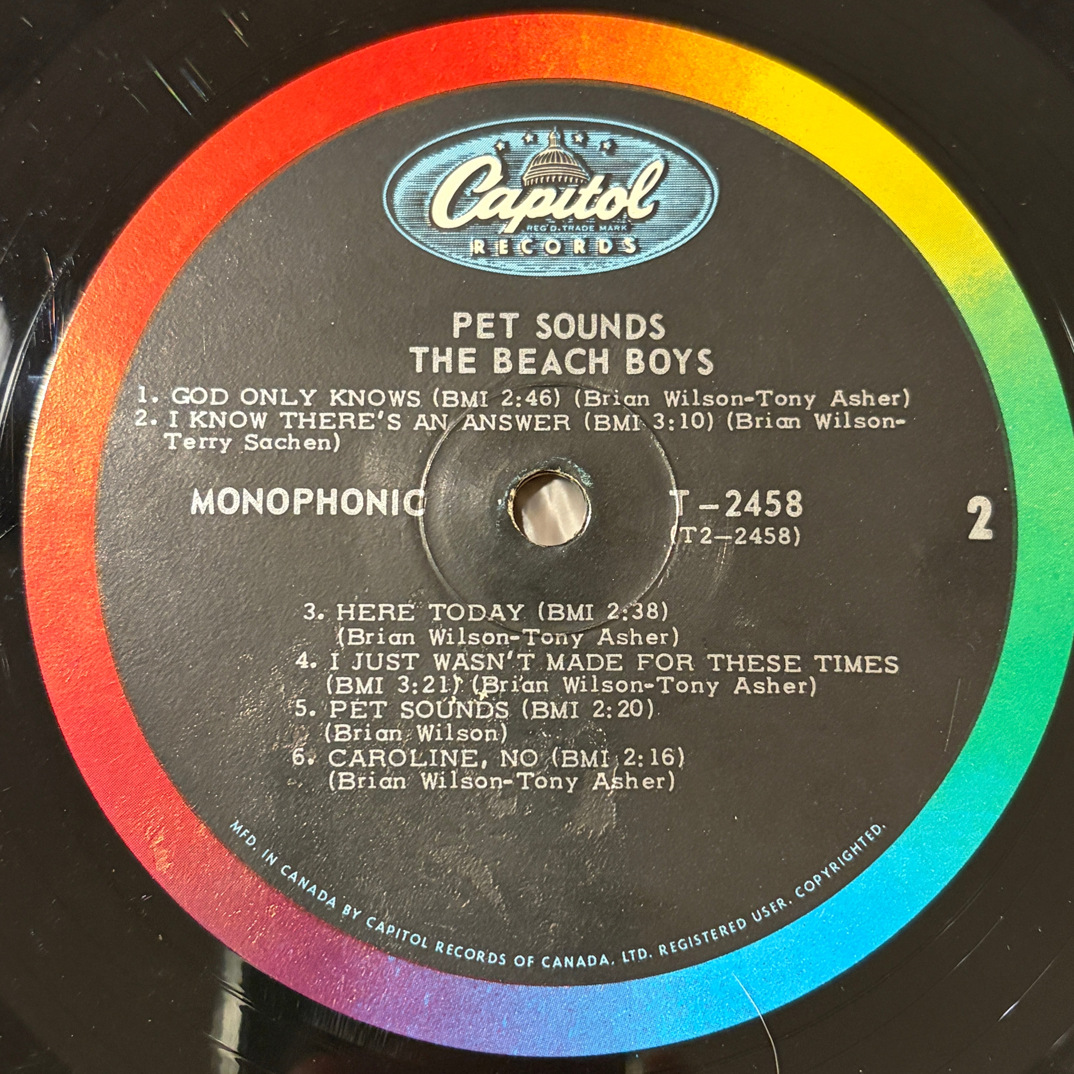 BEACH BOYS, THE - PET SOUNDS mono