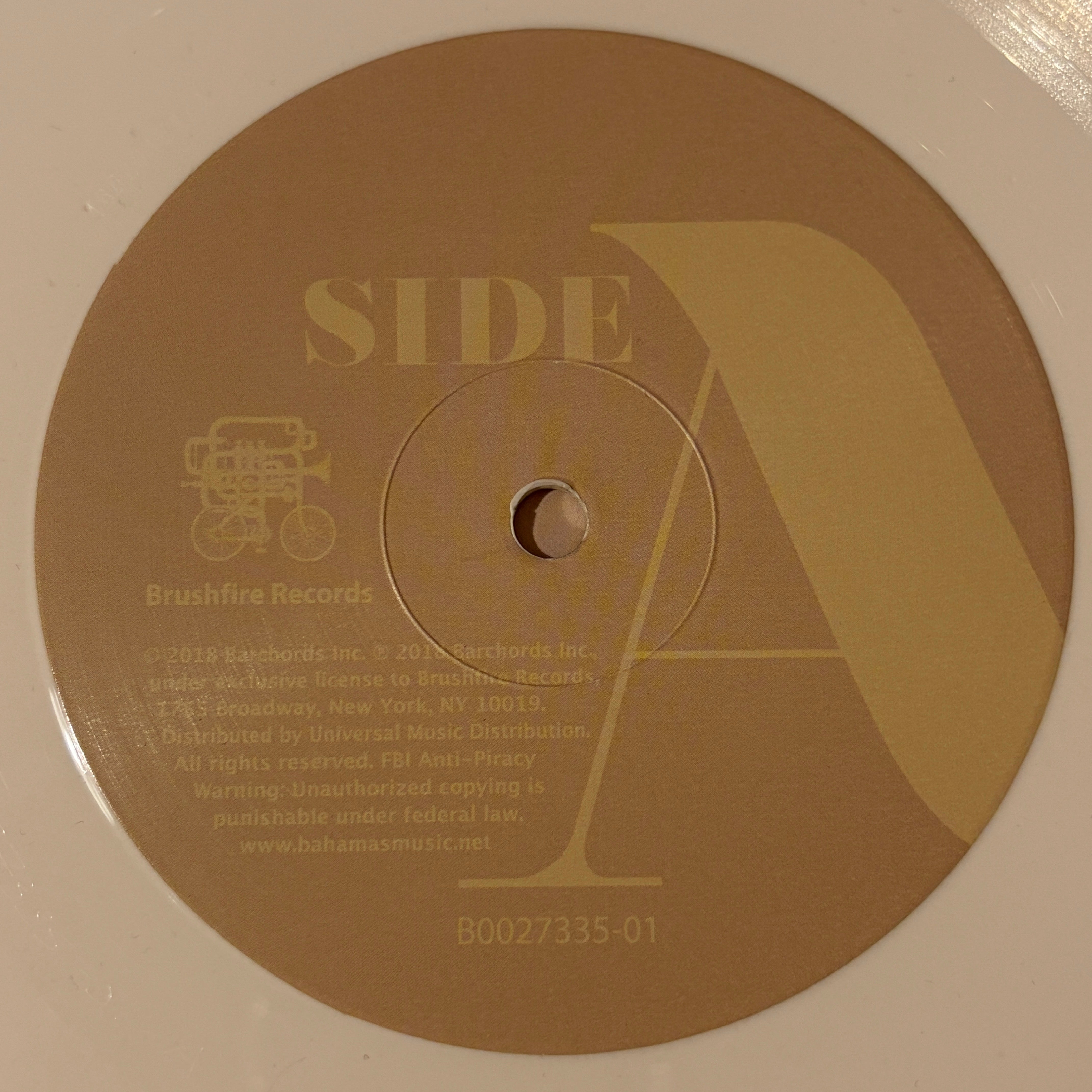 BAHAMAS - EARTHTONES - TAN COLOUR VINYL