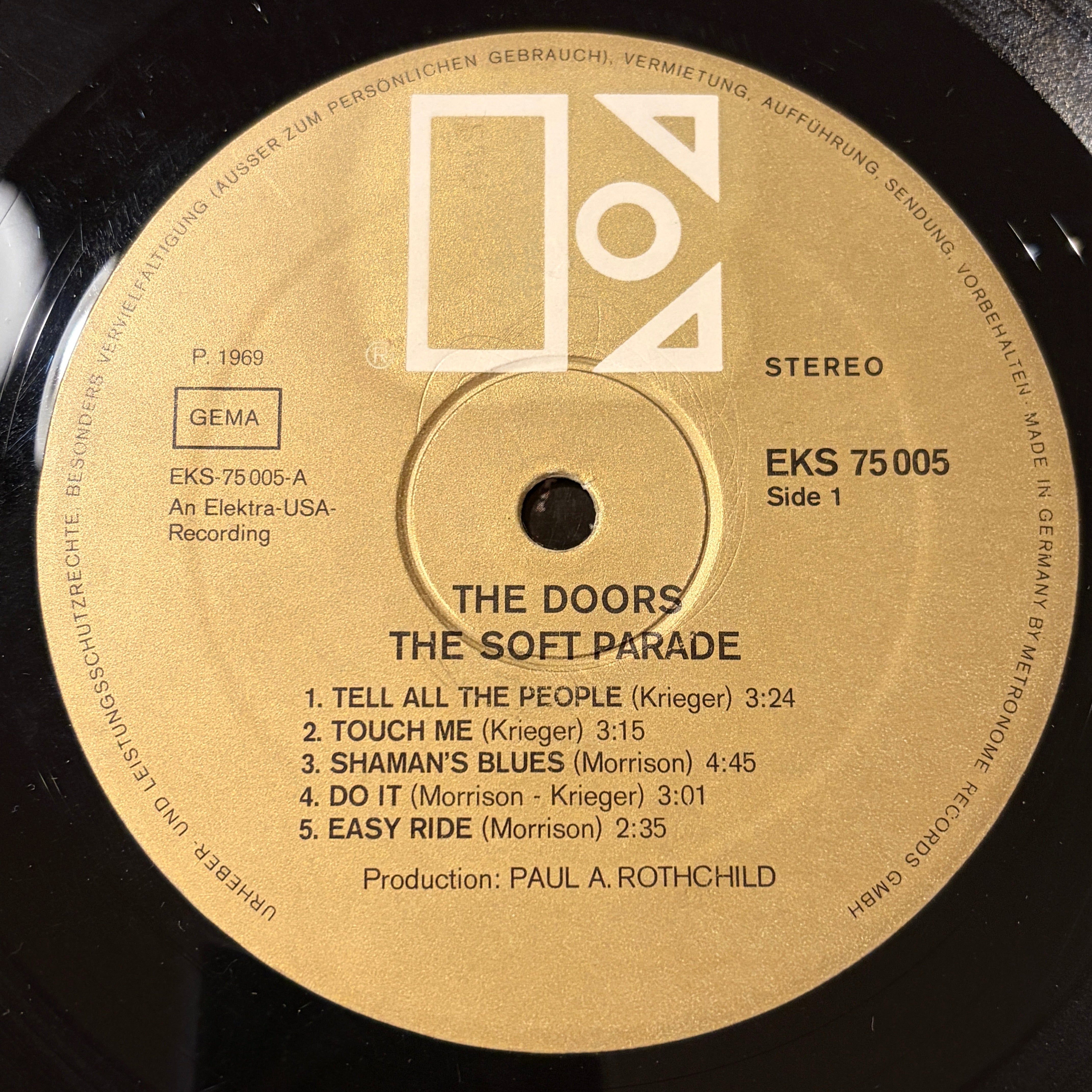 DOORS, THE - THE SOFT PARADE
