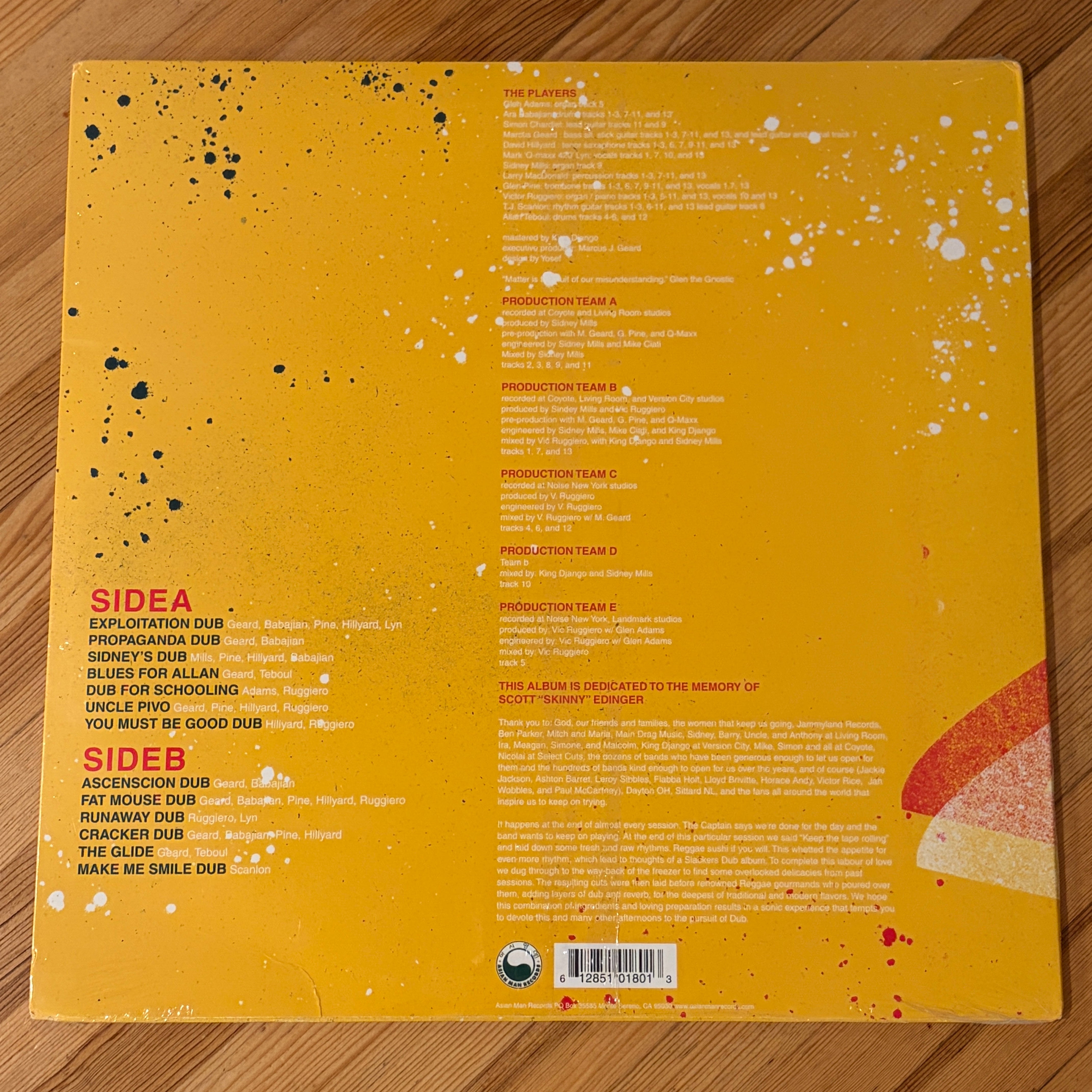 SLACKERS, THE - AN AFTERNOON IN DUB