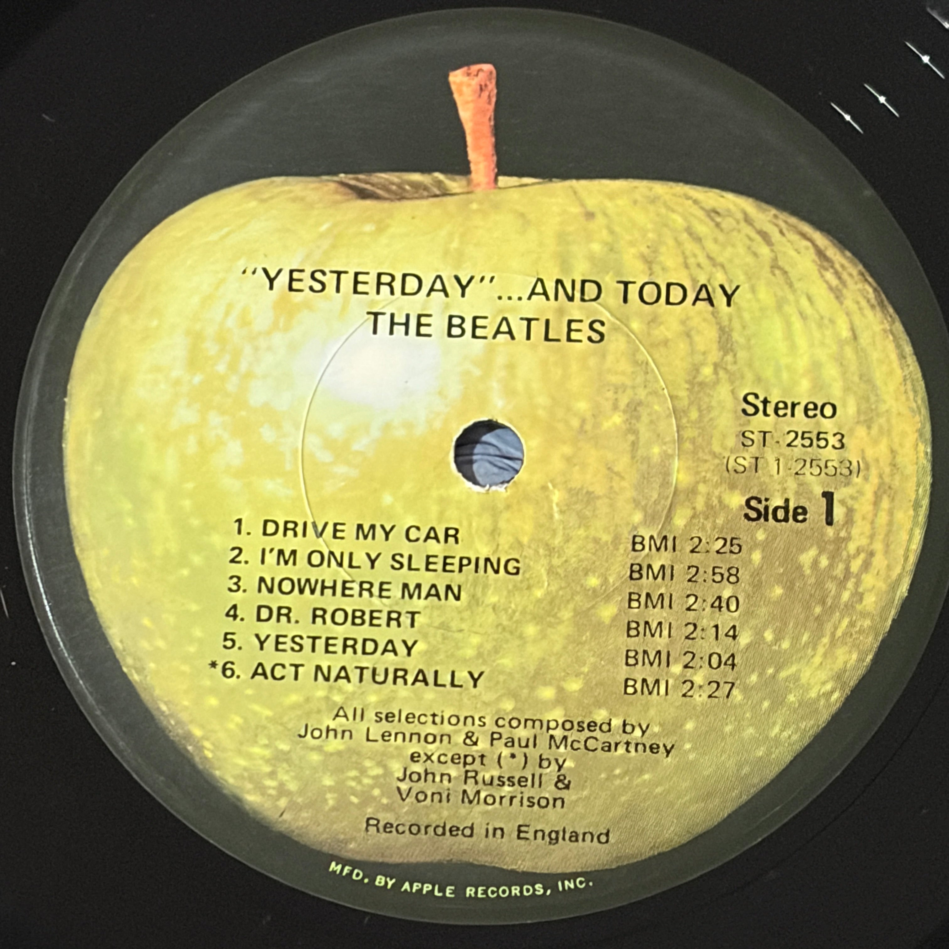 BEATLES, THE - YESTERDAY AND TODAY