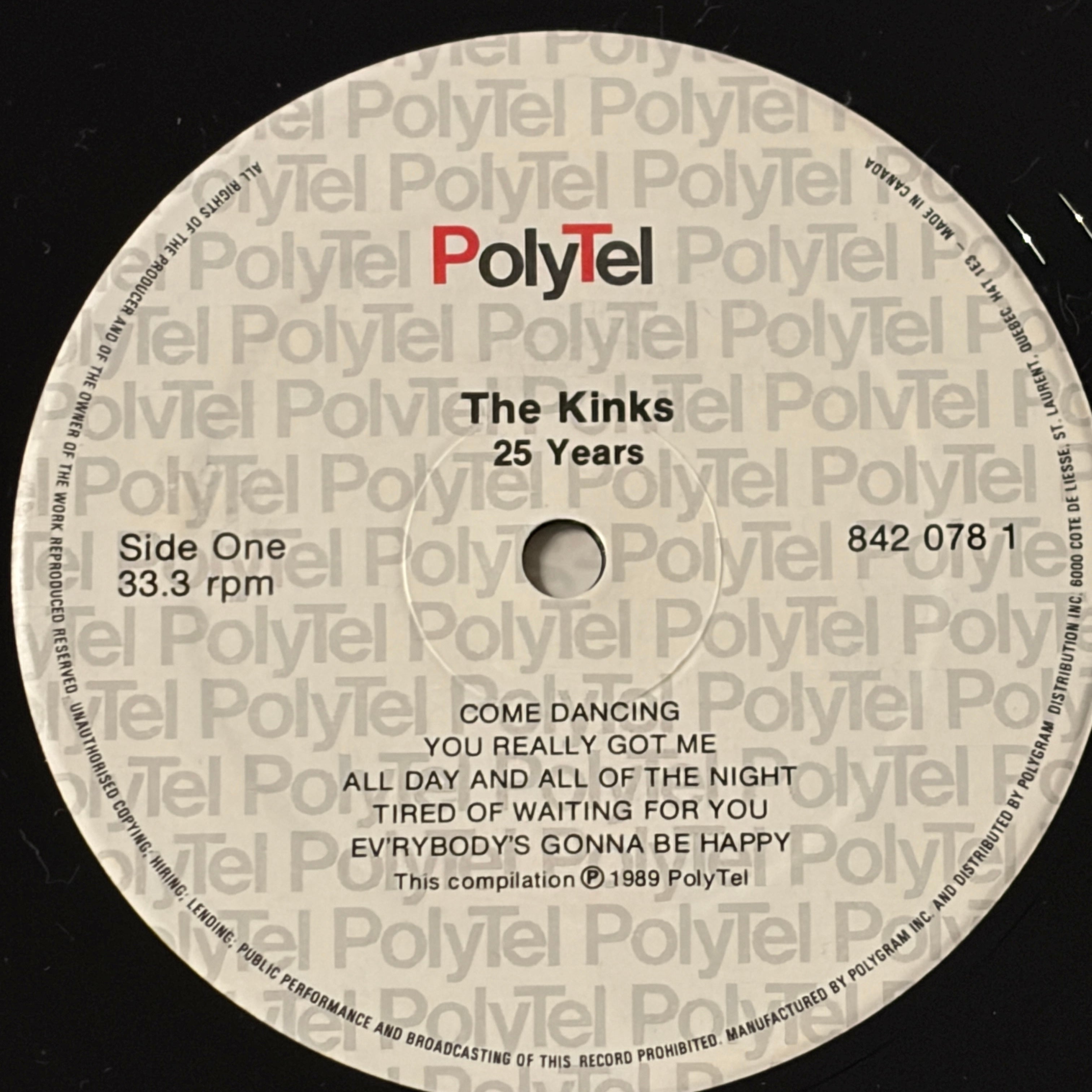 KINKS, THE - 25 YEARS THE ULTIMATE COLLECTION
