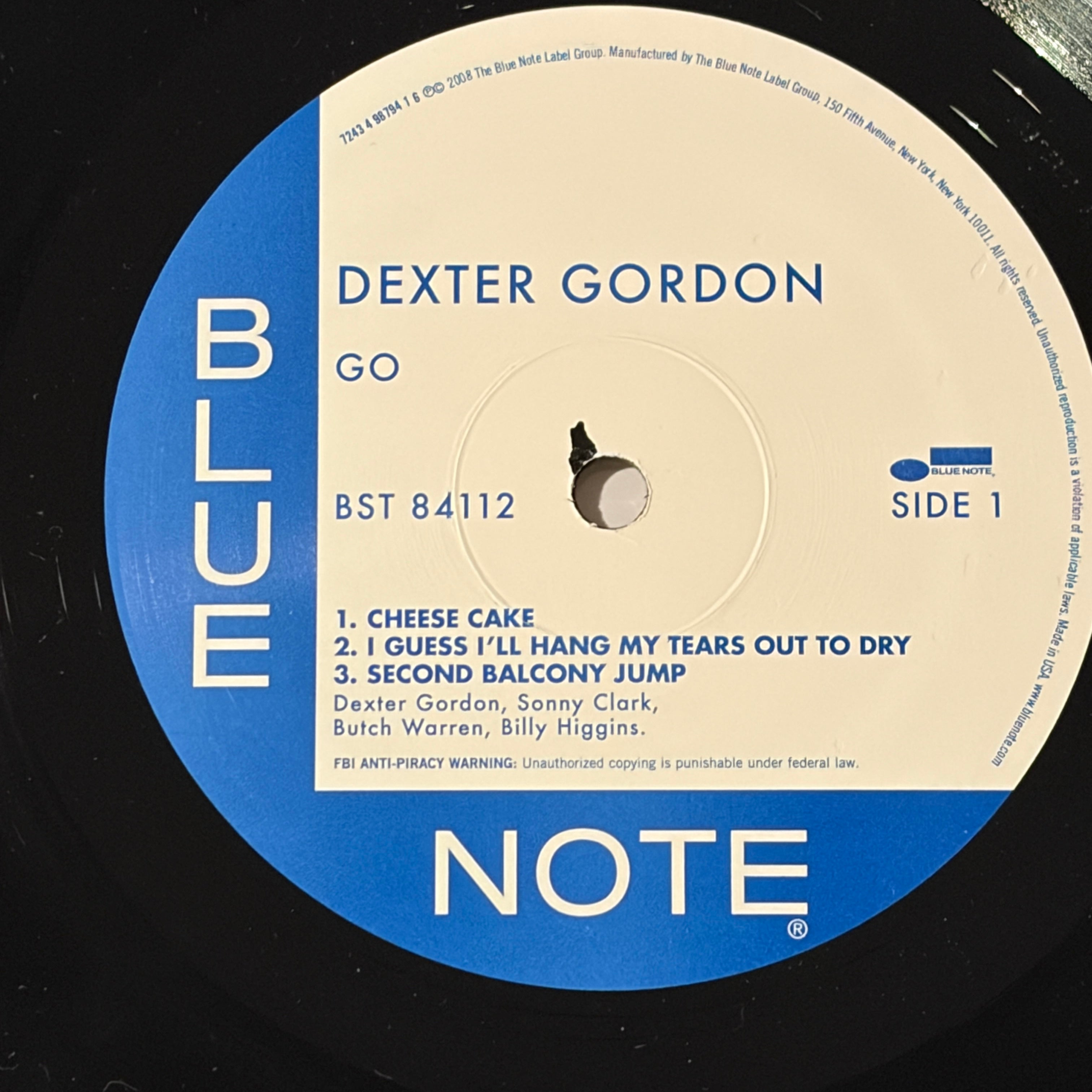 GORDON, DEXTER - GO