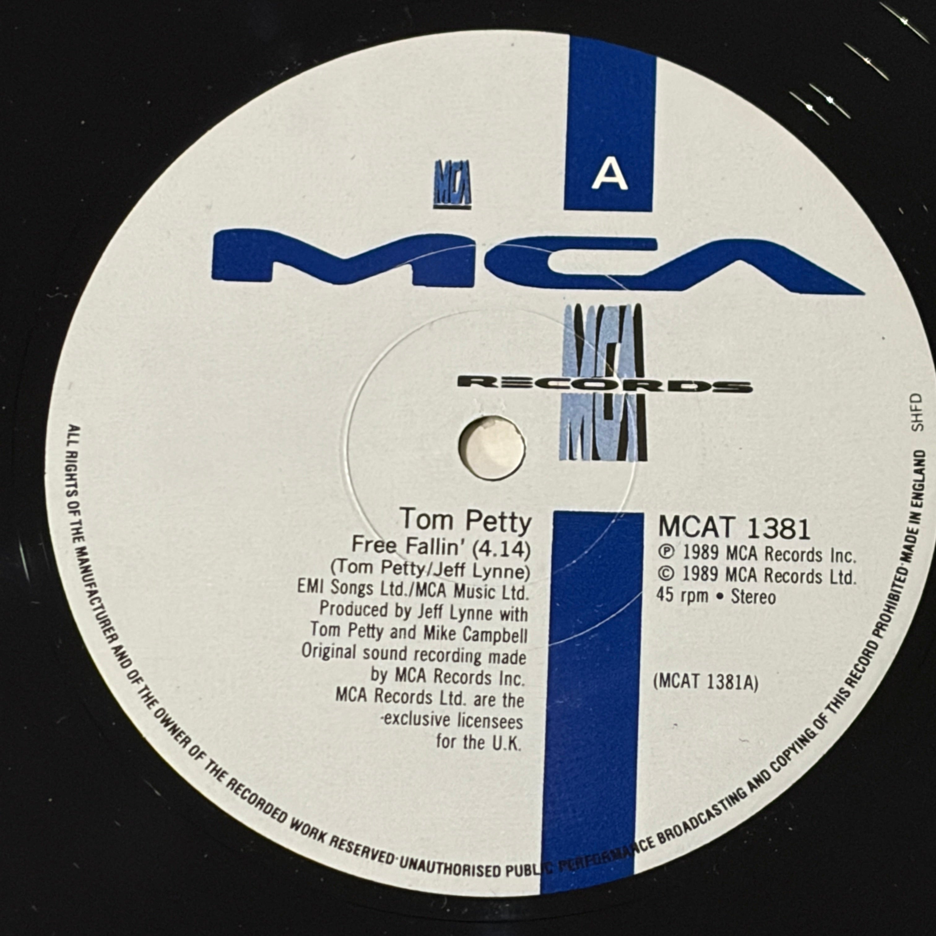 PETTY, TOM - FREE FALLIN' 12" SINGLE