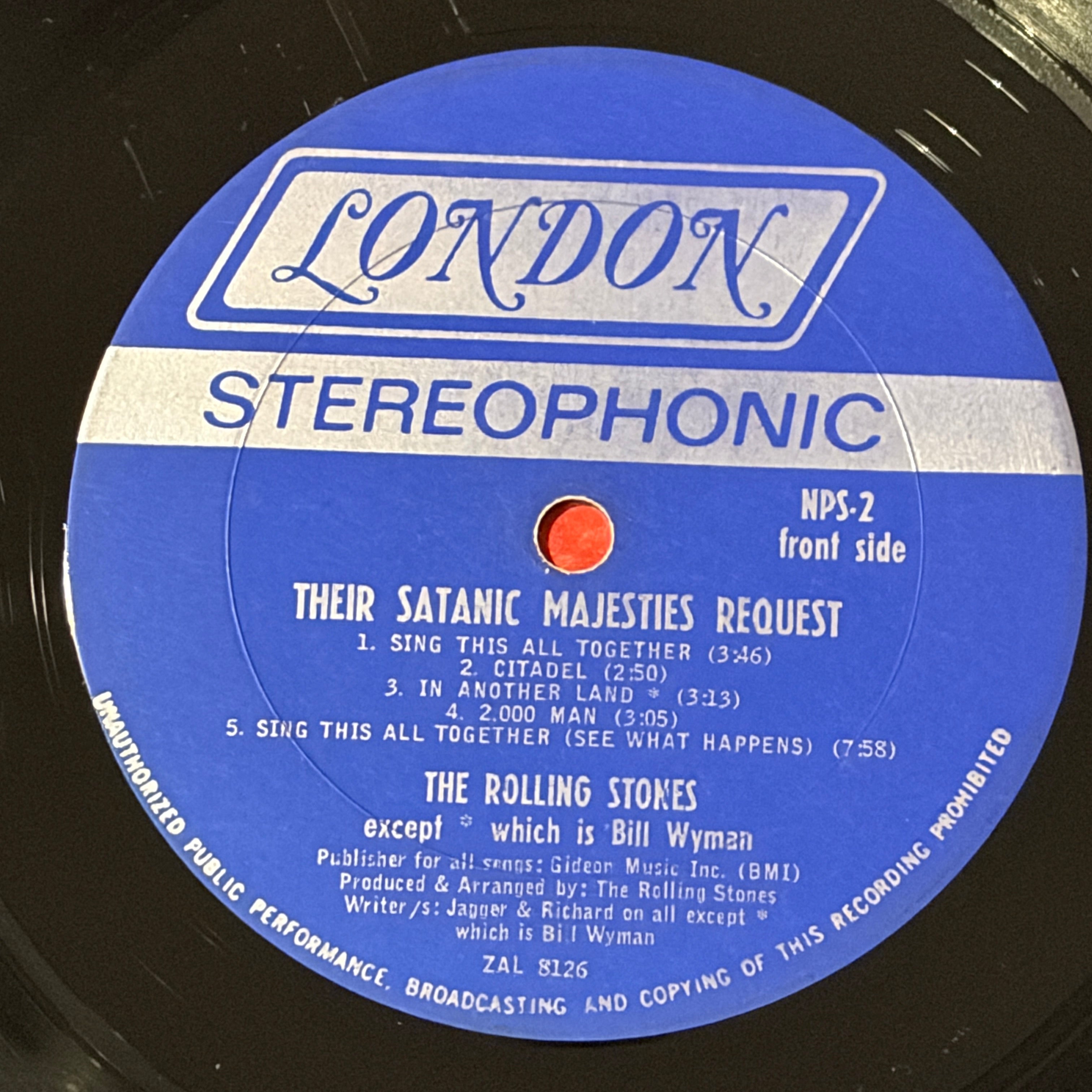 ROLLING STONES, THE - THEIR SATANIC MAJESTIES REQUEST - LENTICULAR COVER