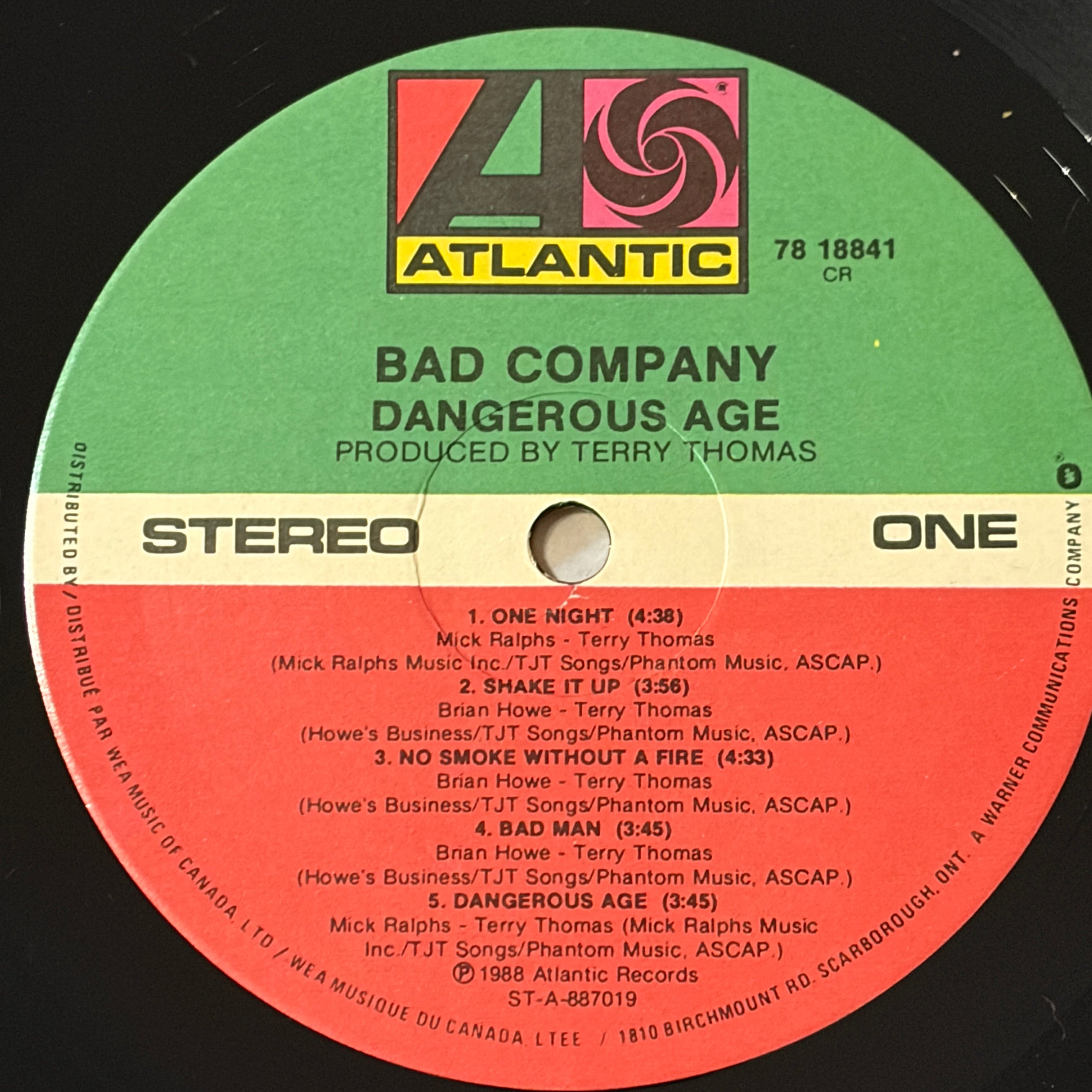 BAD COMPANY - DANGEROUS AGE