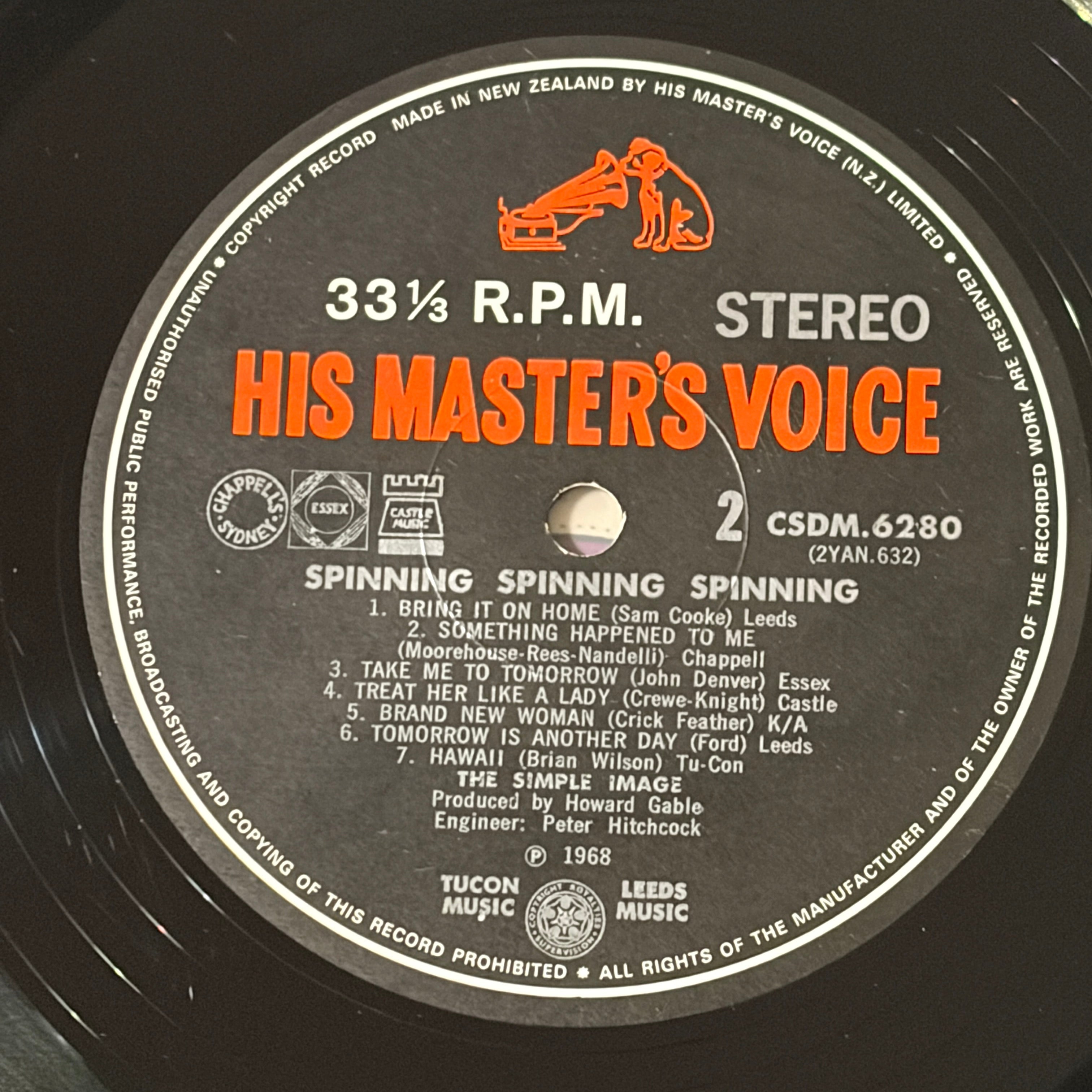 SIMPLE IMAGE, THE - SPINNING, SPINNING, SPINNING