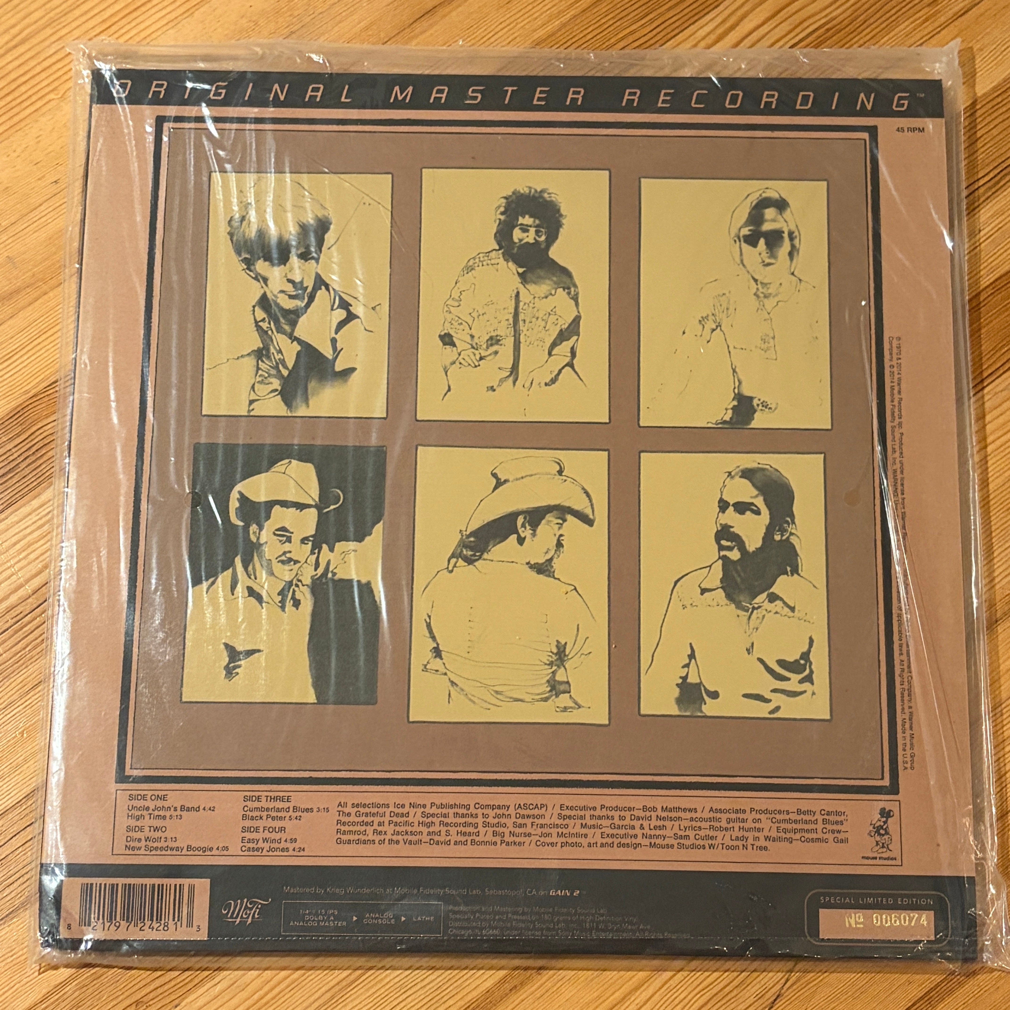 GRATEFUL DEAD, THE -  WORKINGMAN'S DEAD MFSL #6072