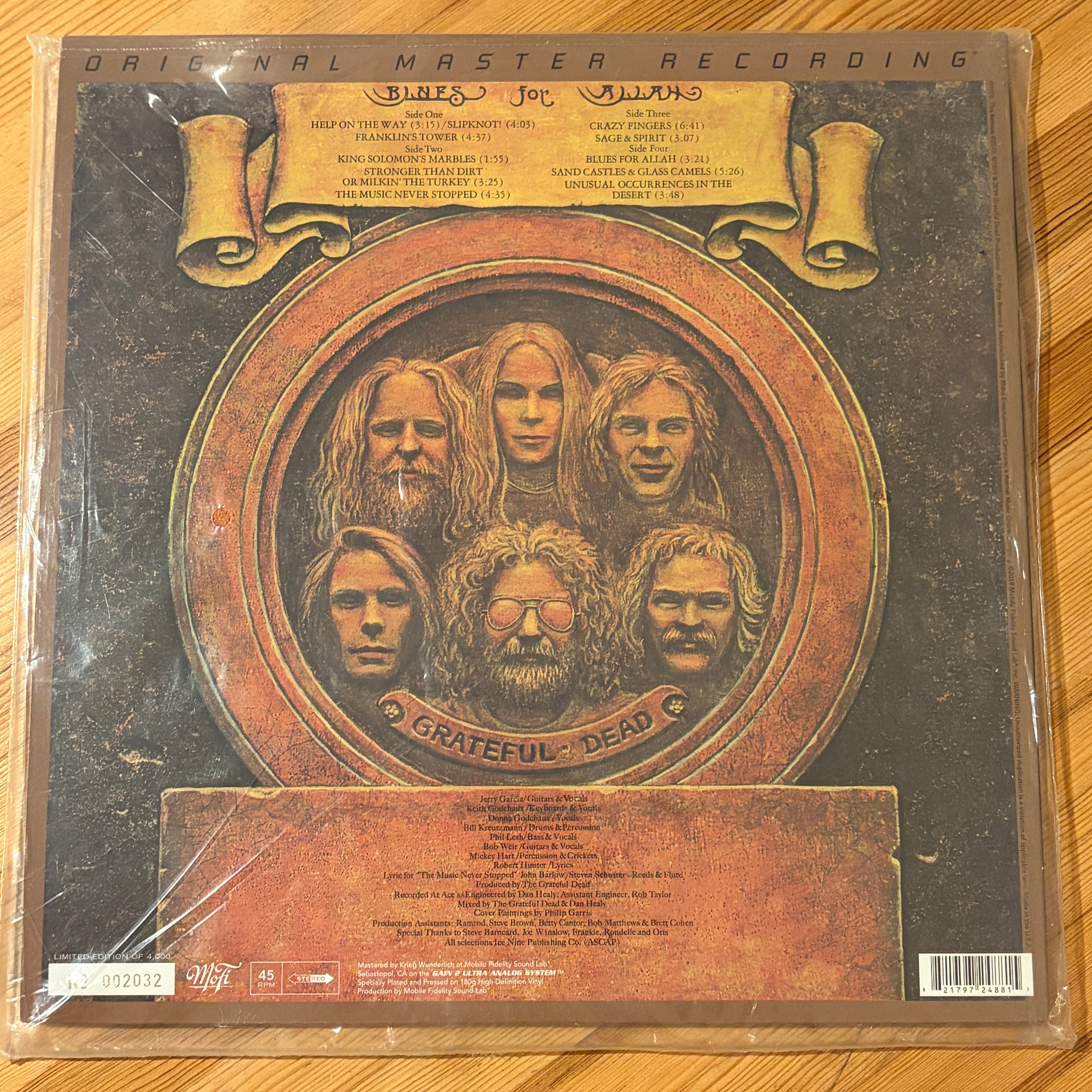 GRATEFUL DEAD, THE -  BLUES FOR ALLAH MFSL