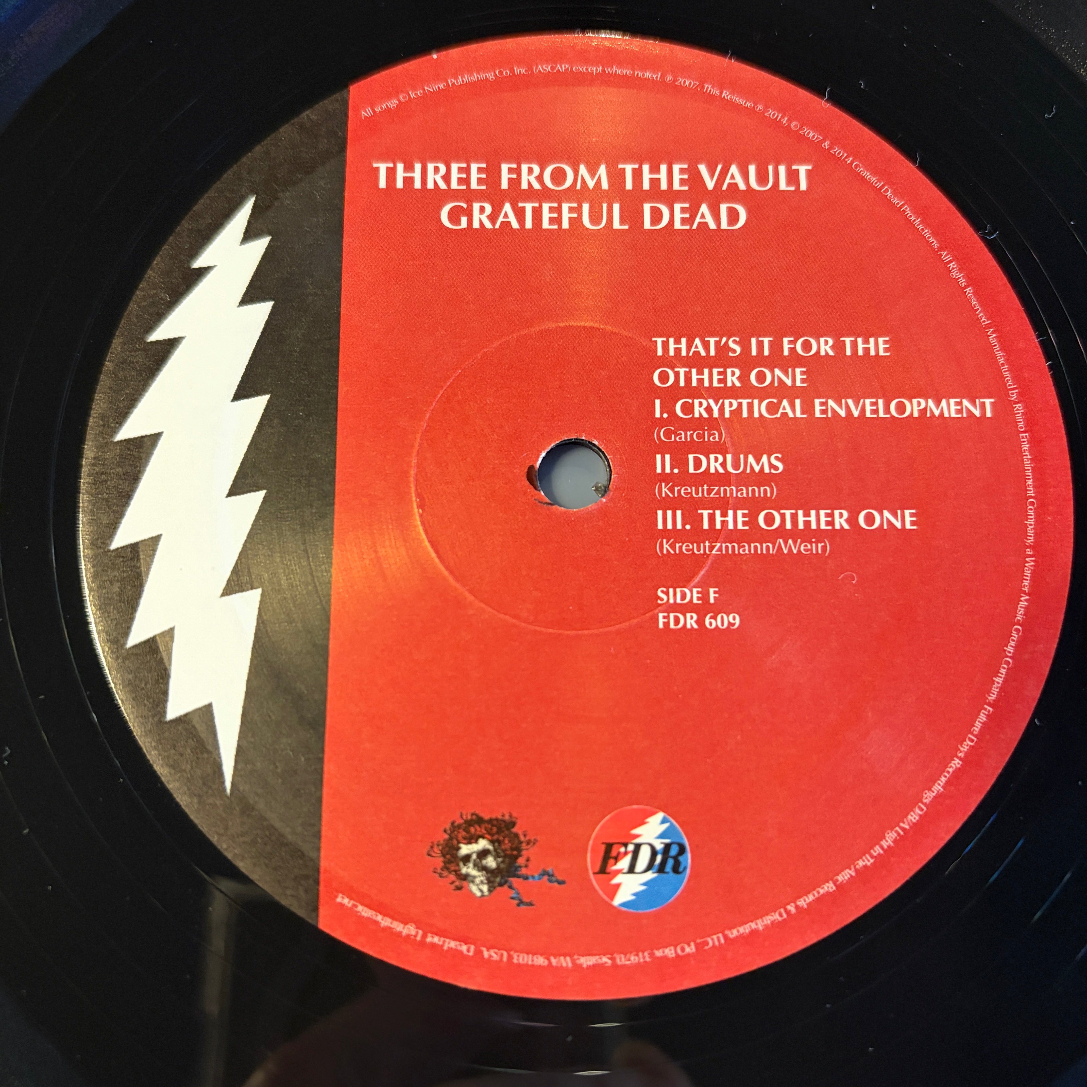 GRATEFUL DEAD, THE - THREE FROM THE VAULT 4LP