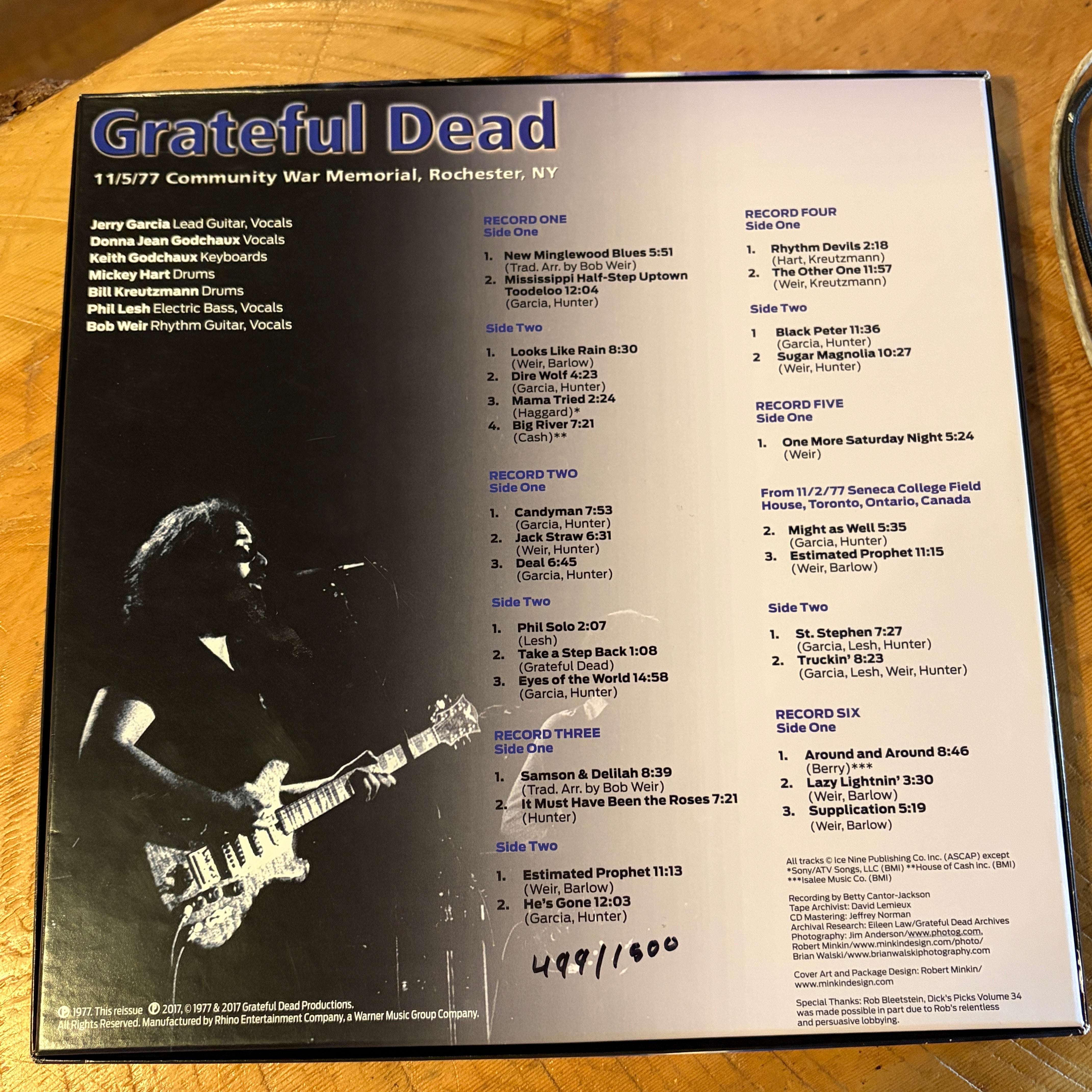 GRATEFUL DEAD, THE - DICK'S PICKS 34 11/5/77 6LP