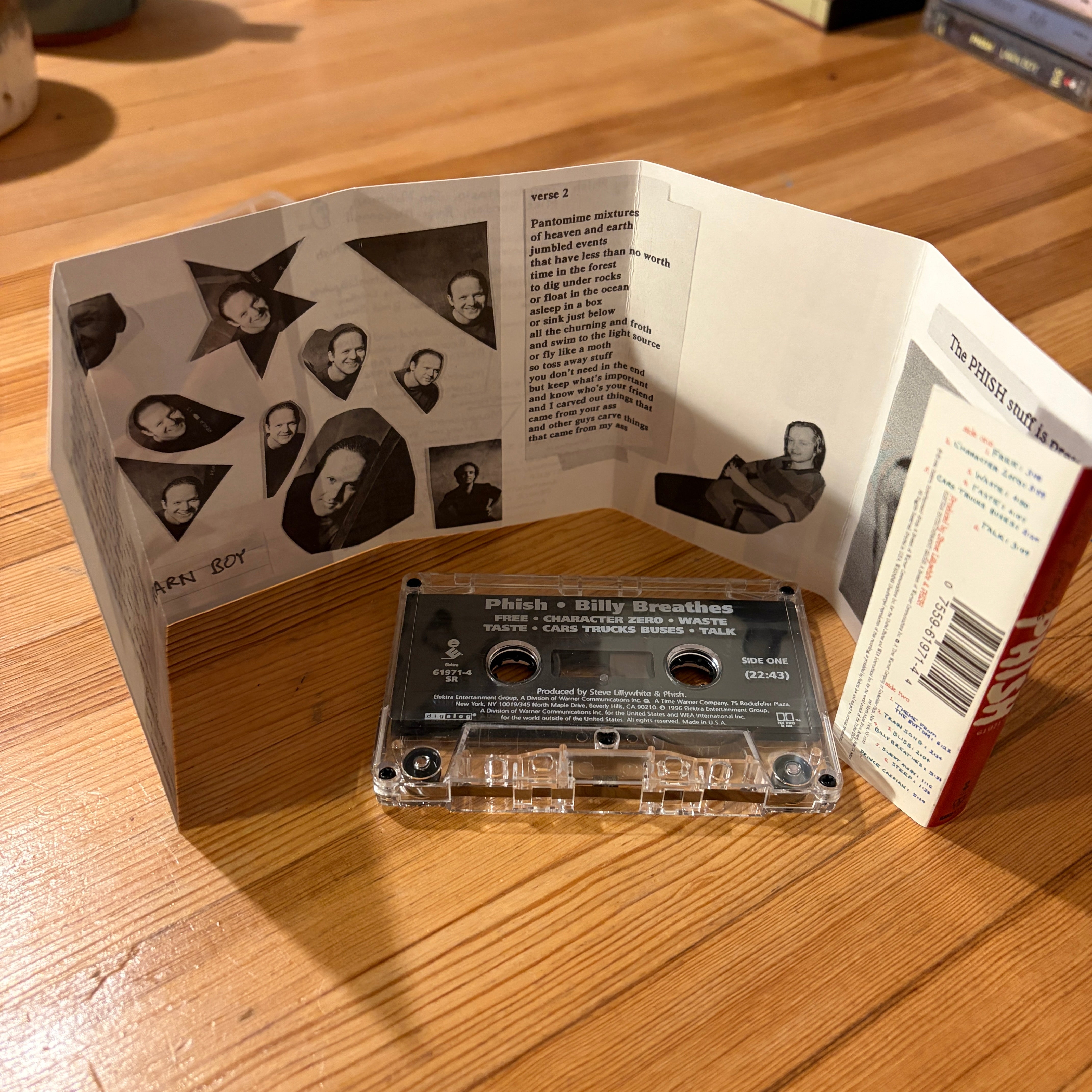 PHISH - BILLY BREATHES - CASSETTE