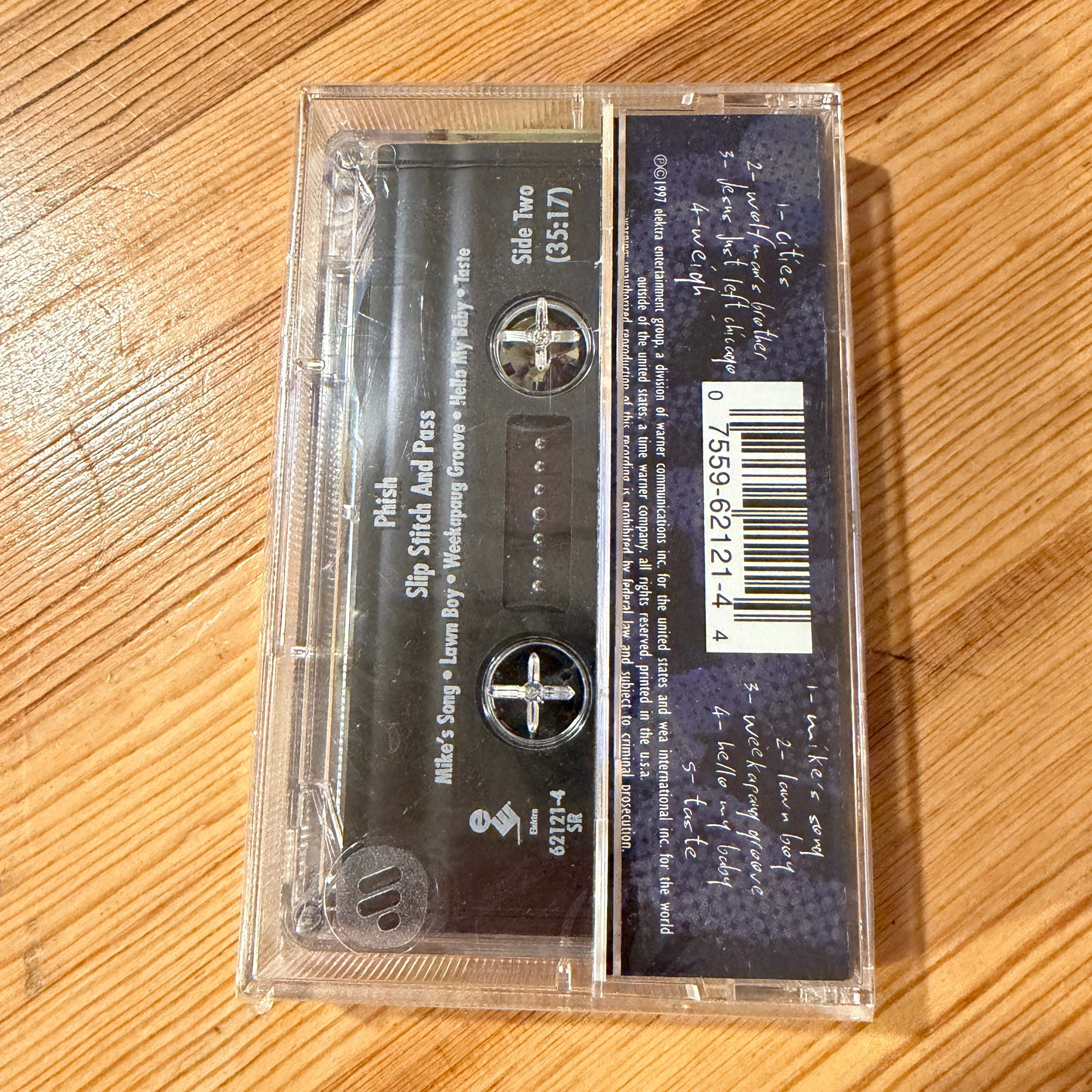 PHISH - SLIP STITCH & PASS - CASSETTE