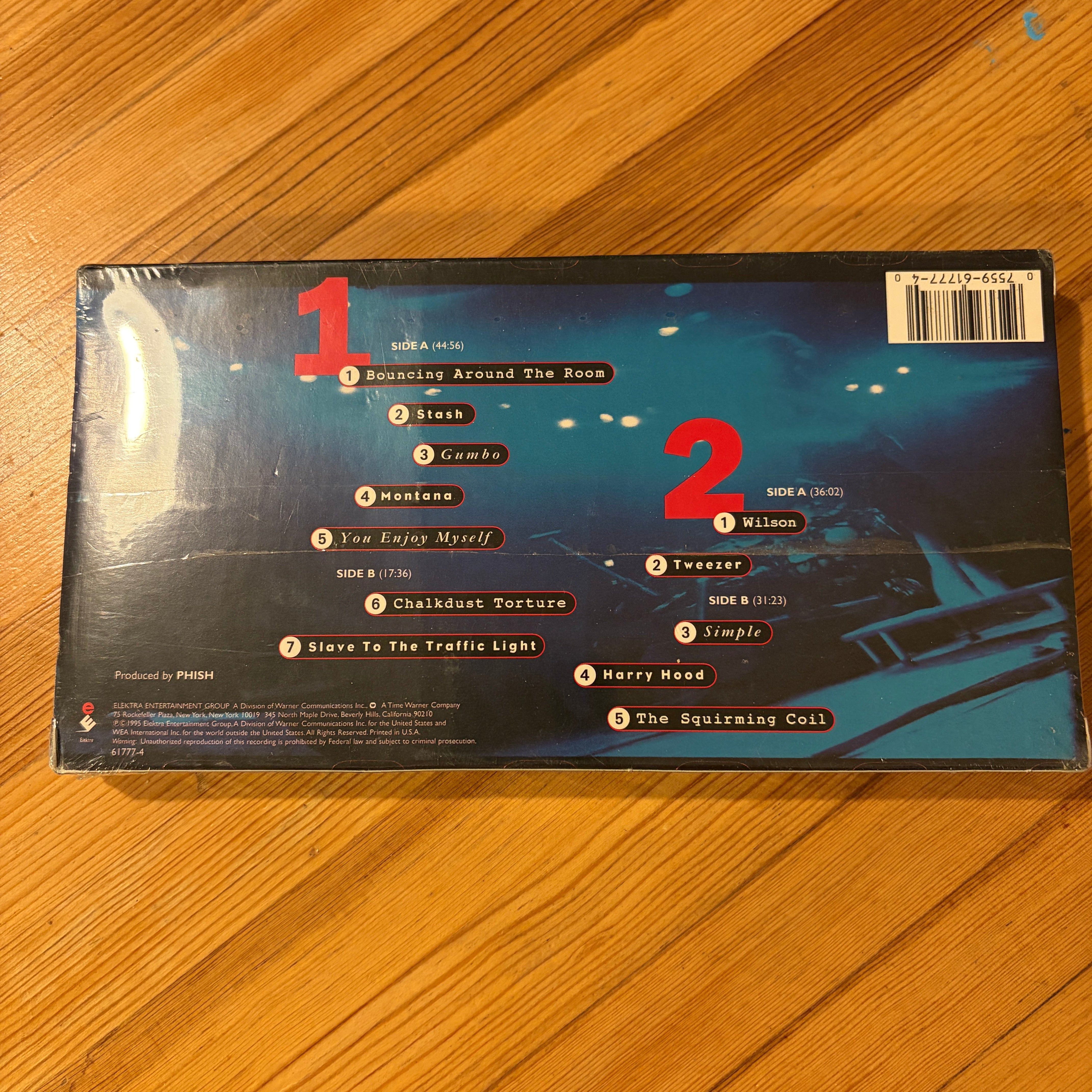 PHISH - A LIVE ONE  - 2 CASSETTES