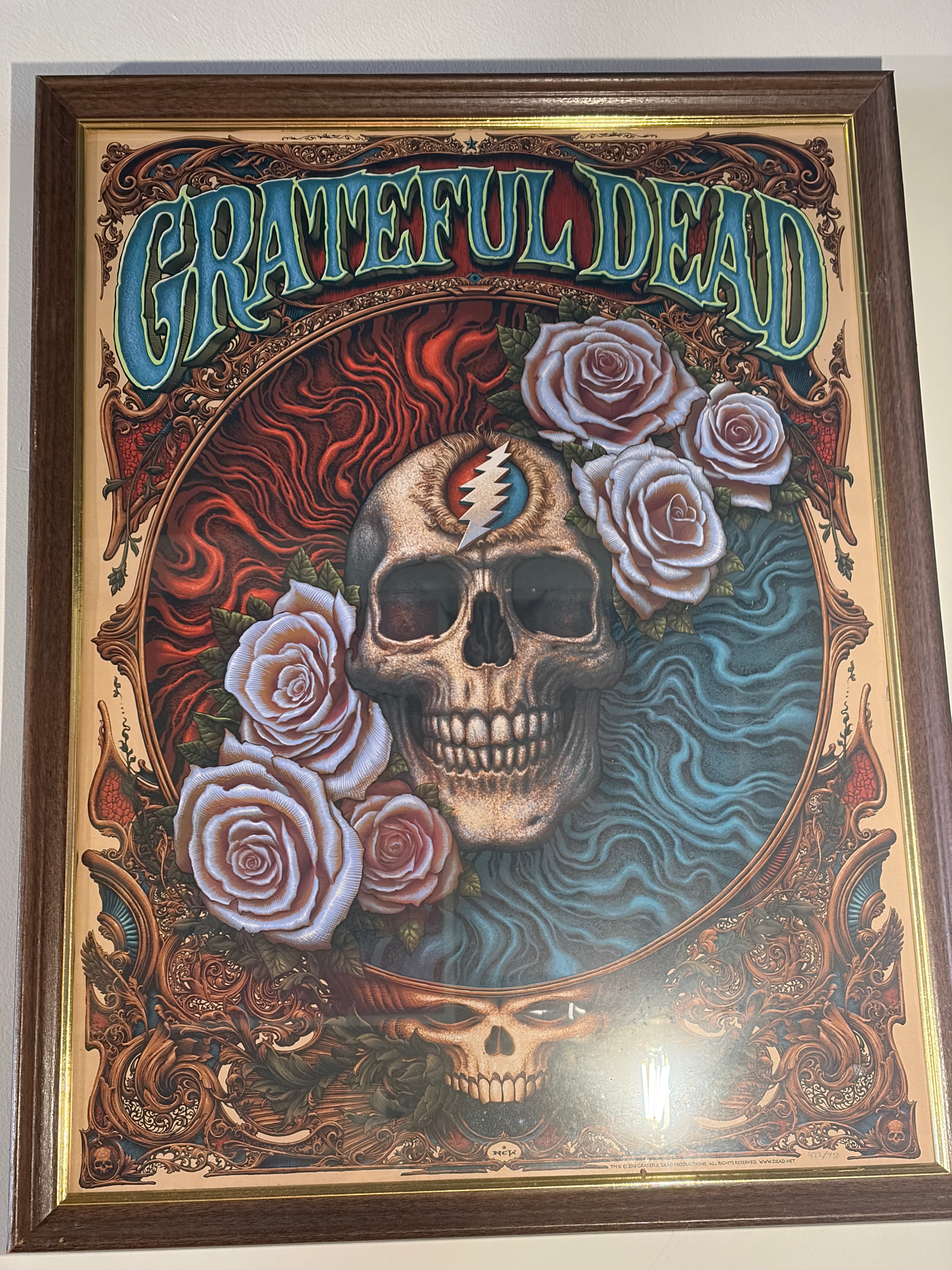 GRATEFUL DEAD POSTER 2018 WINTERS