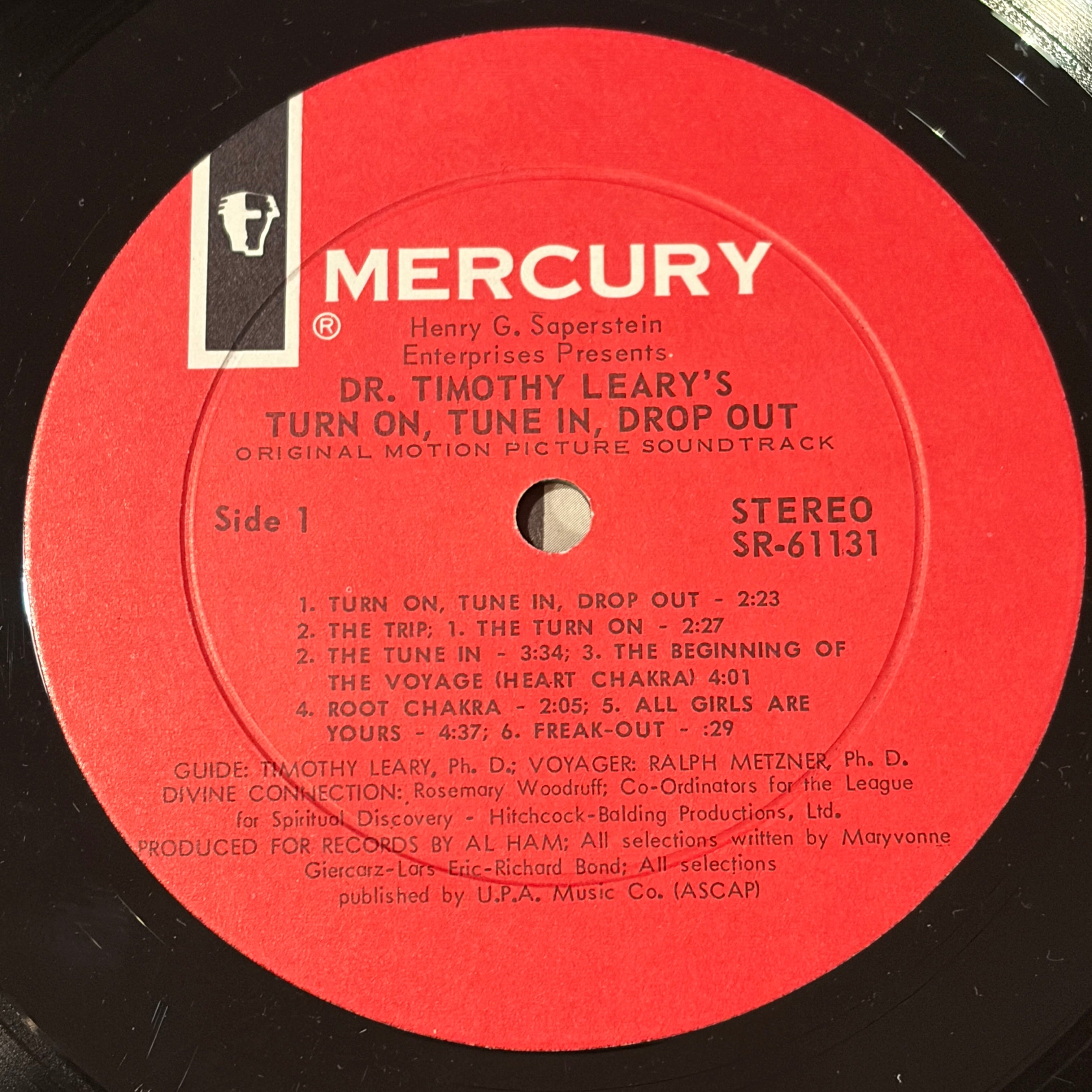 LEARY, TIMOTHY - TURN ON, TUNE IN, DROP OUT (SOUNDTRACK)