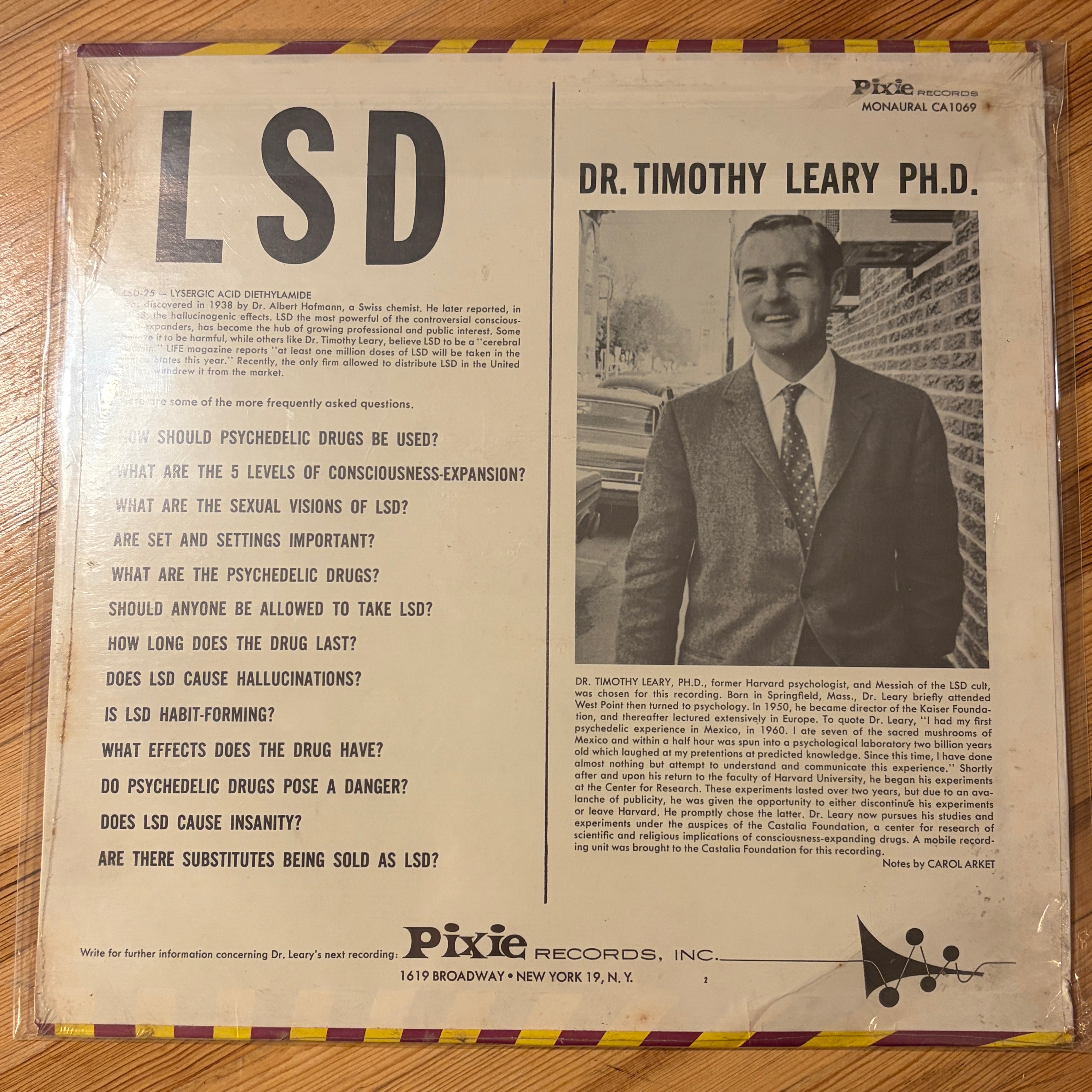 LEARY, TIMOTHY - L.S.D. (SEALED)