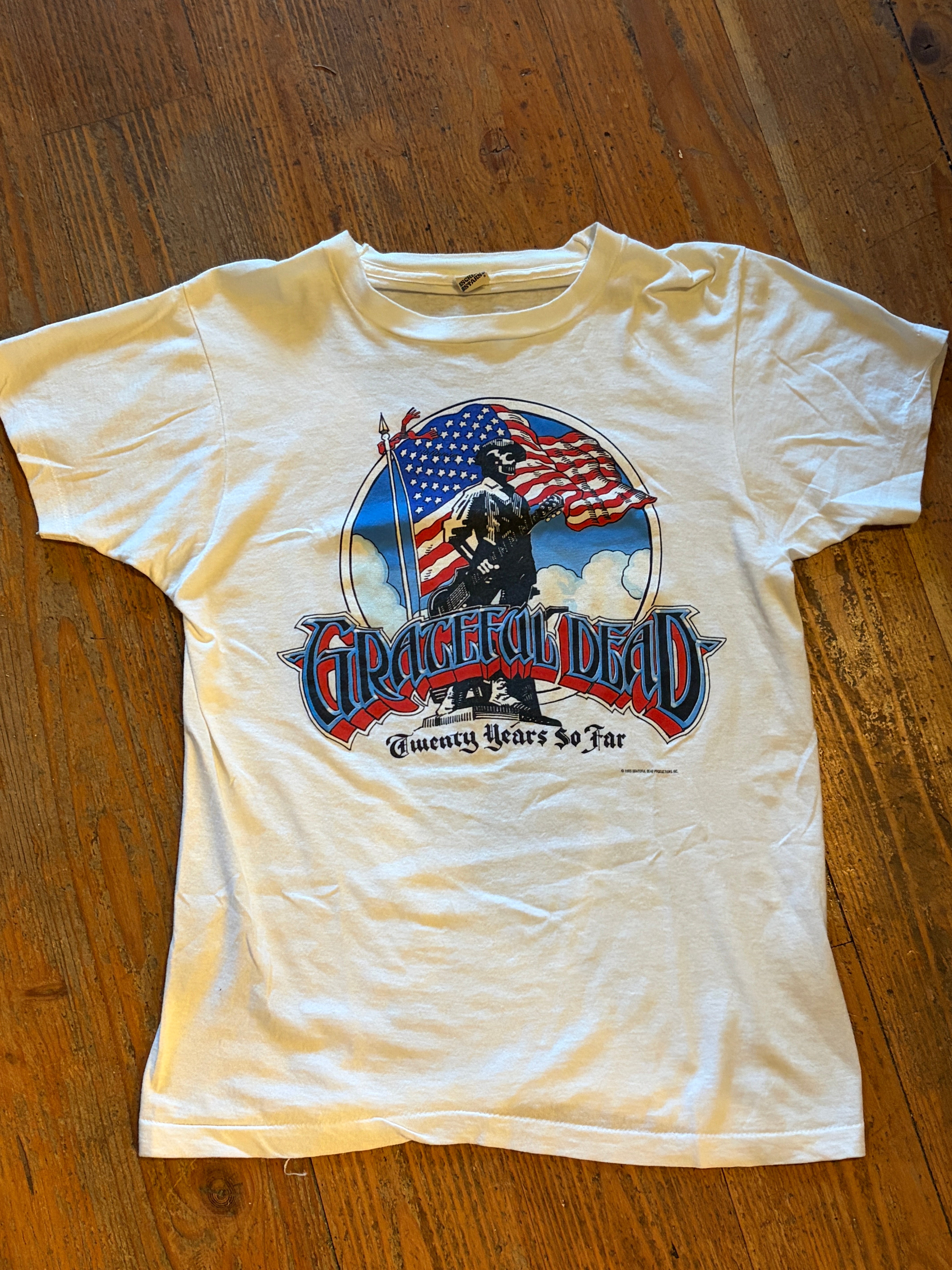 T-SHIRT - GRATEFUL DEAD - TWENTY YEARS SO FAR - SIZE LARGE