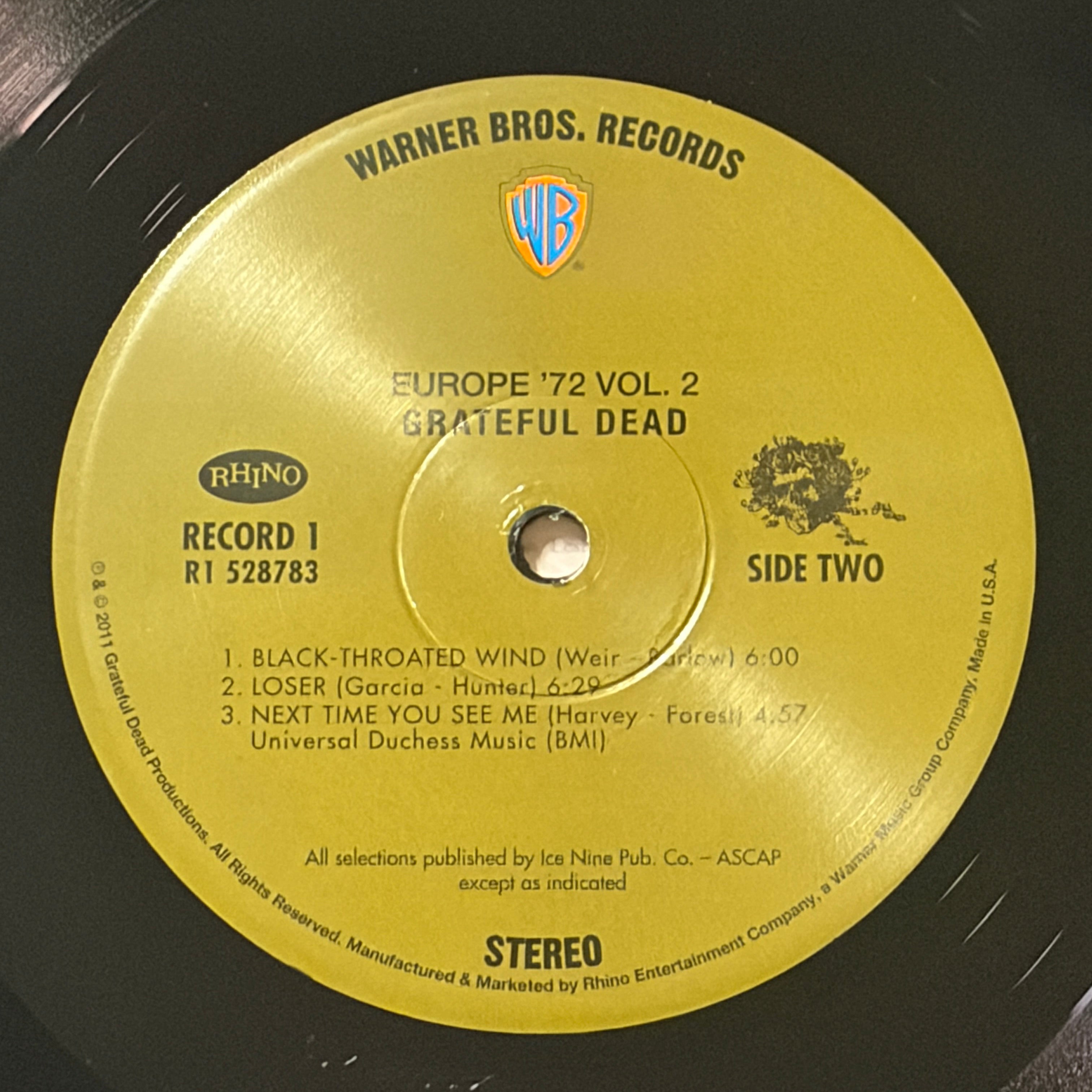 GRATEFUL DEAD, THE - EUROPE '72 VOL.2