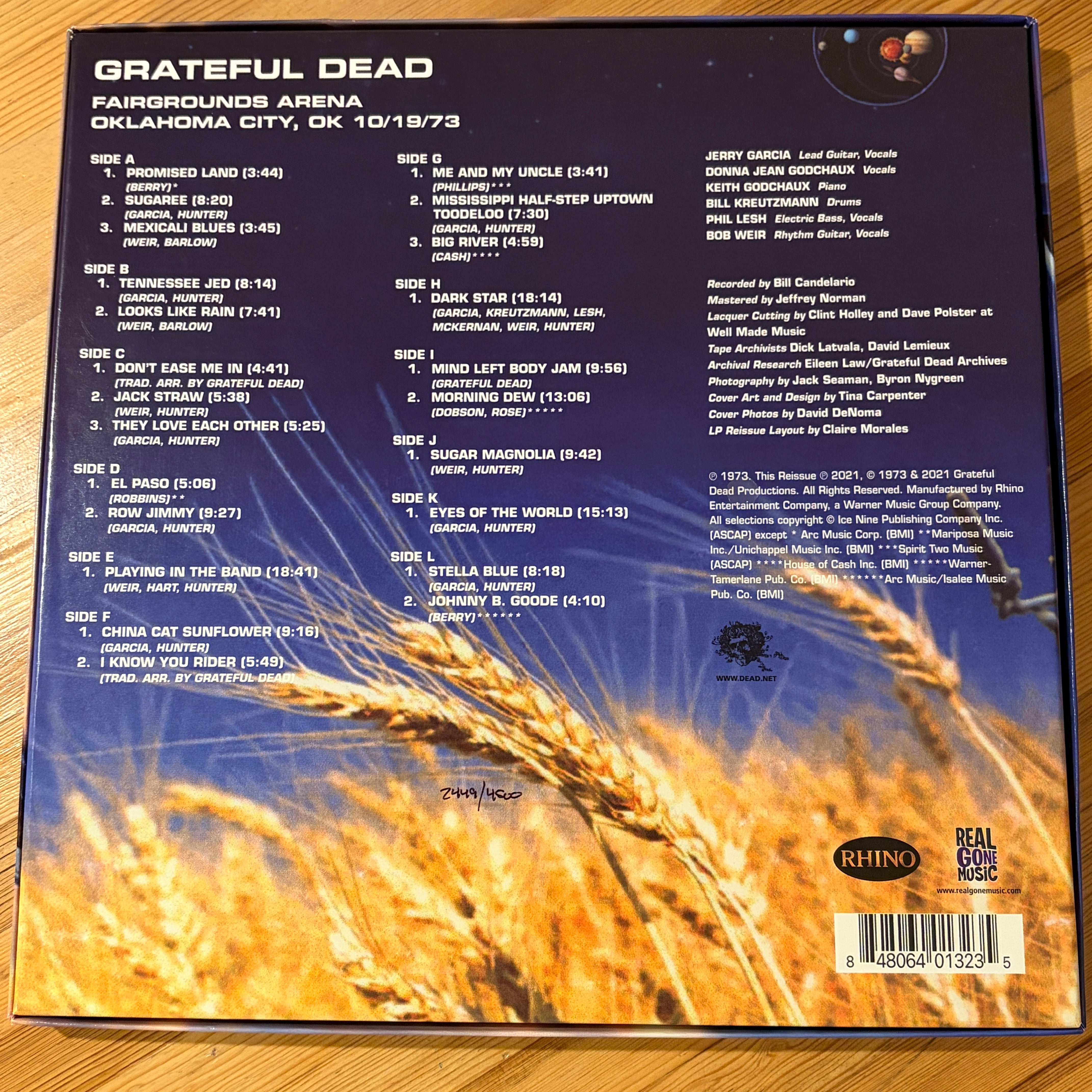 GRATEFUL DEAD, THE - DICK'S PICKS NINETEEN 10/19/73