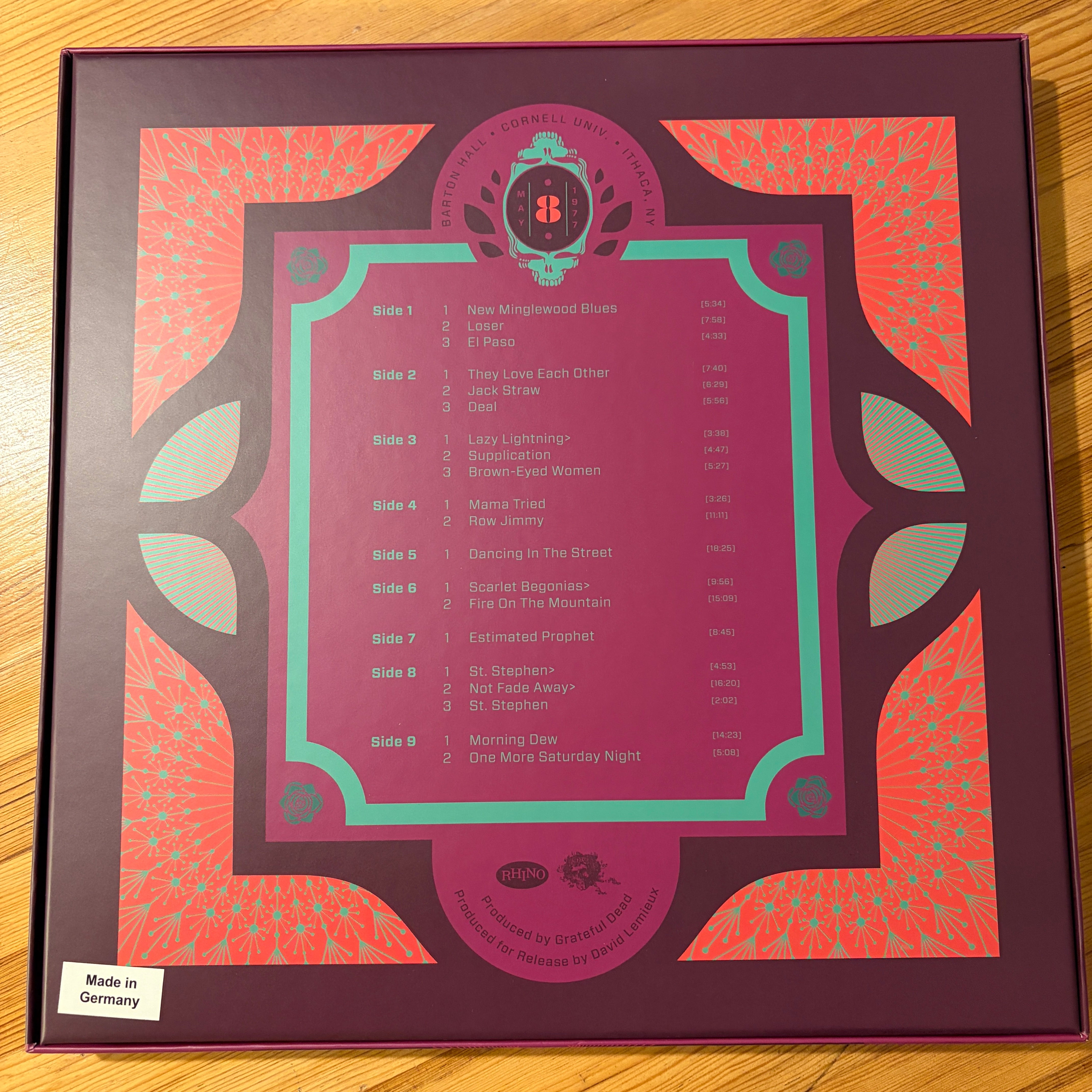 GRATEFUL DEAD, THE - CORNELL 5/8/1977