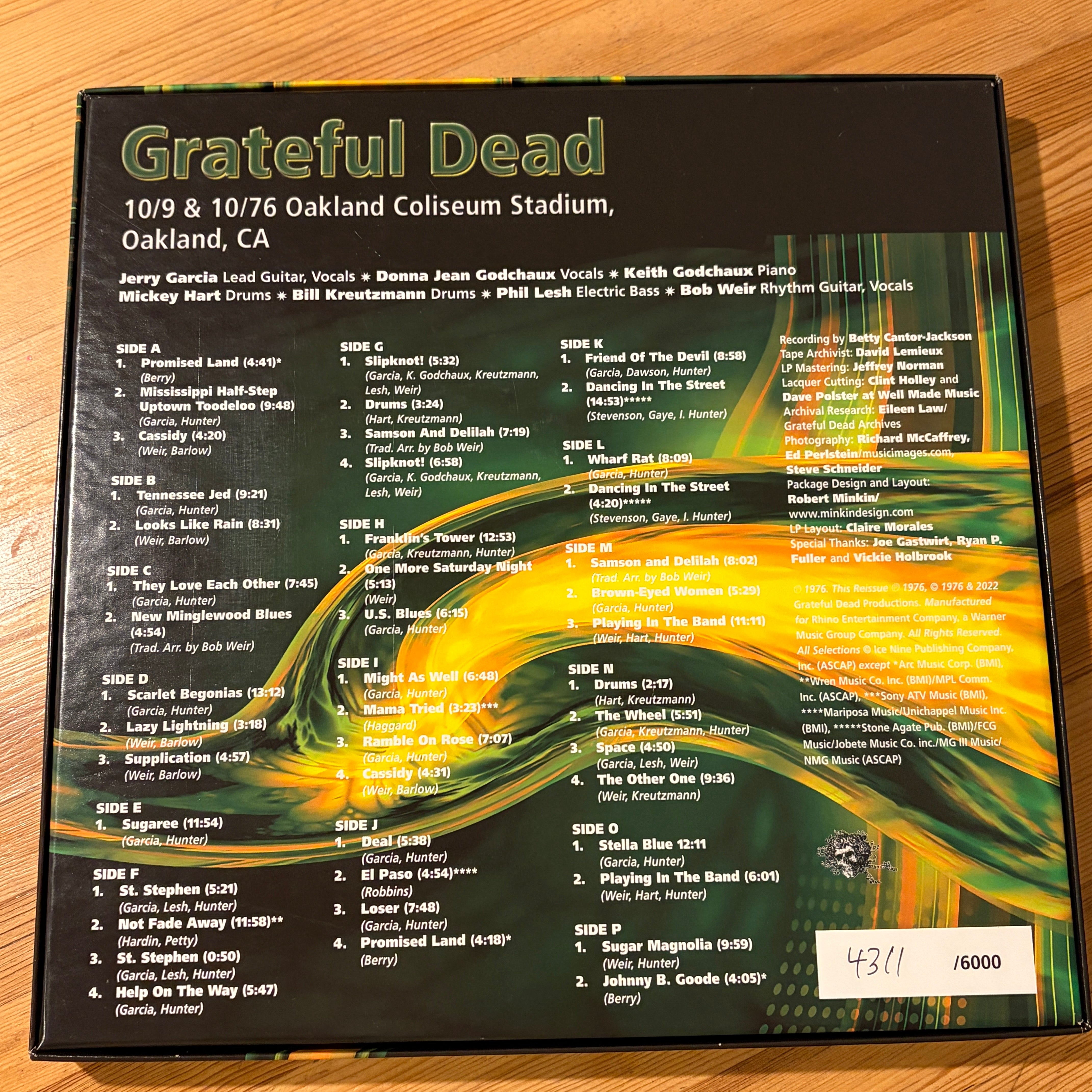GRATEFUL DEAD, THE - DICK'S PICKS VOLUME 33 10/9&10/1976