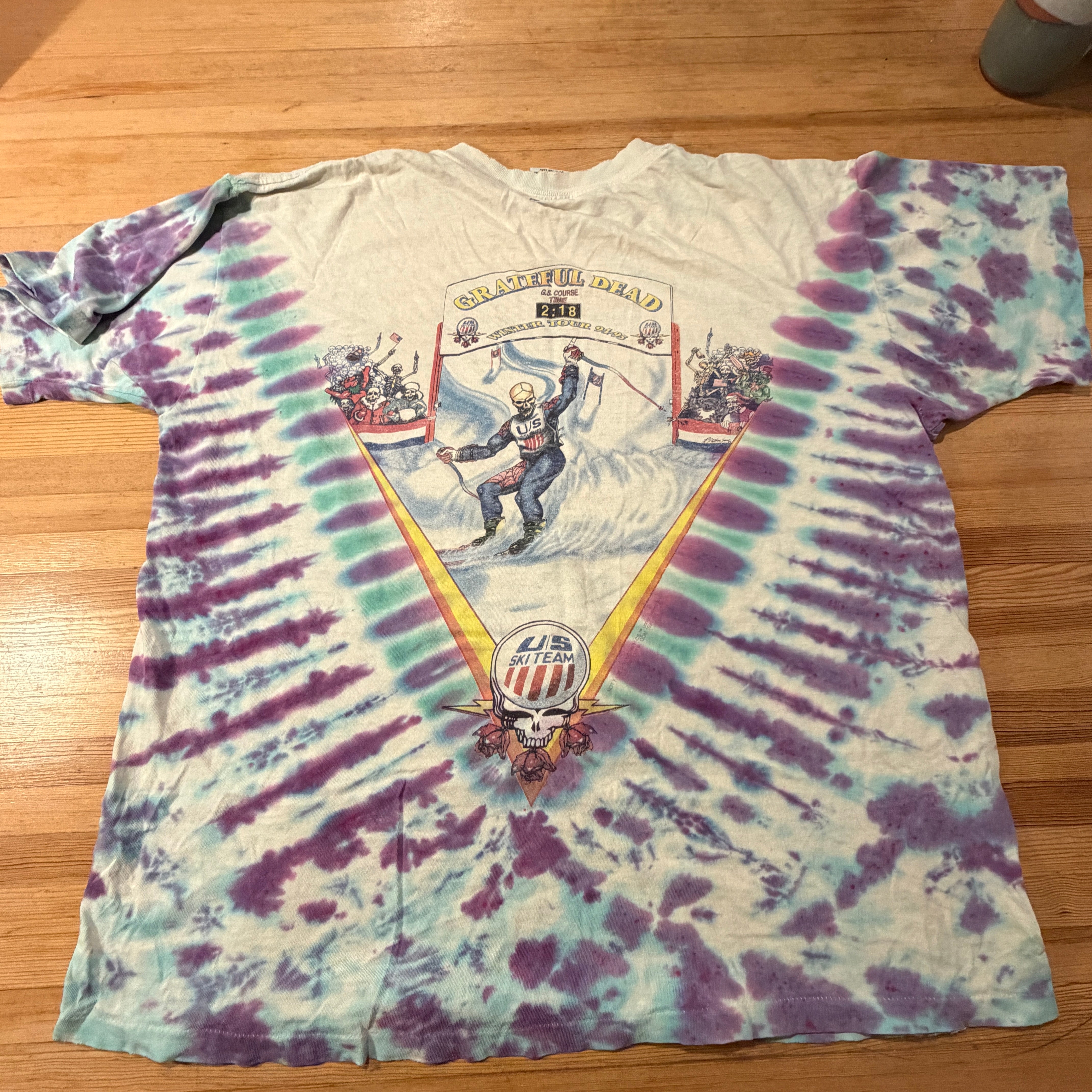 T-SHIRT - GRATEFUL DEAD - NOT FADE AWAY - WINTER '94 '95