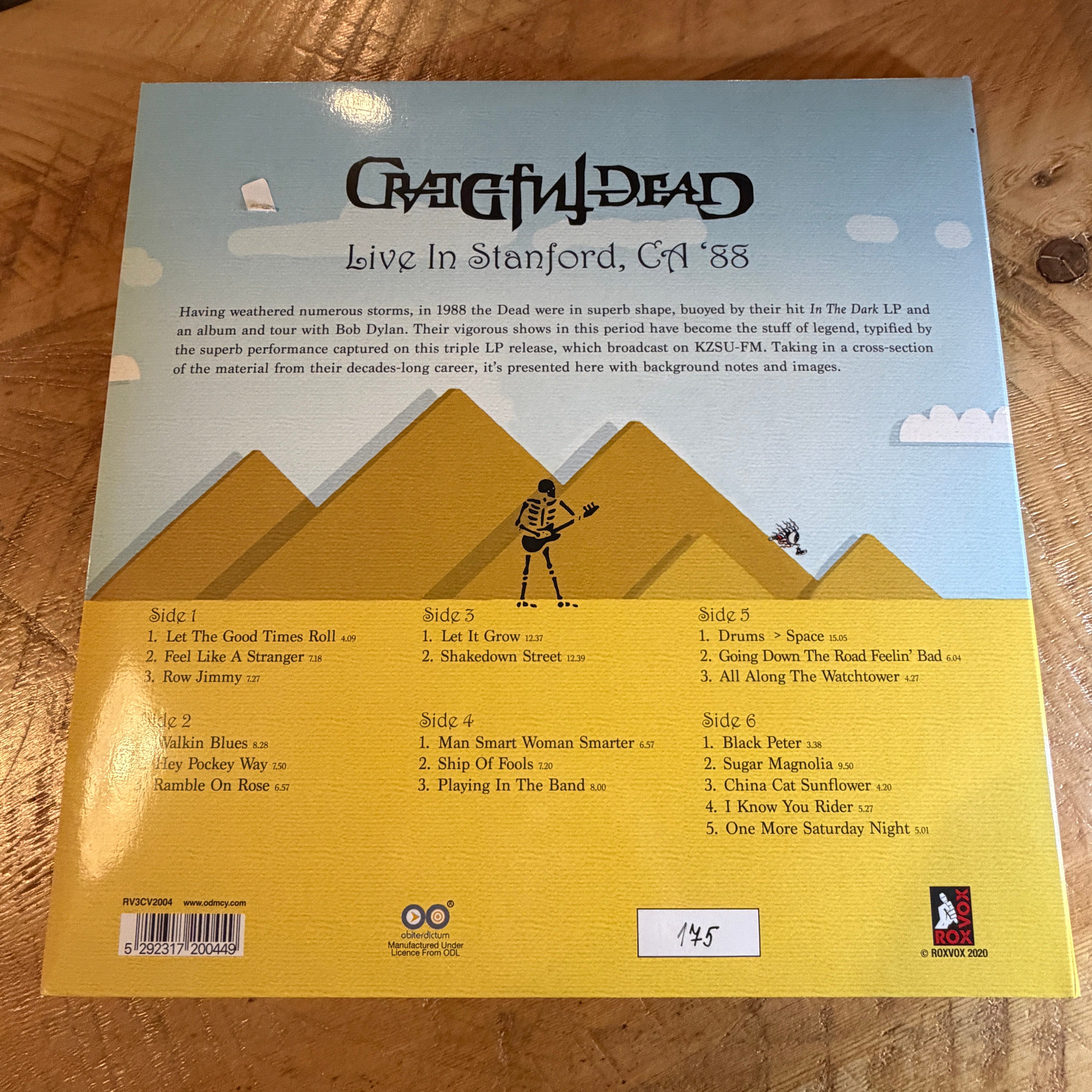 GRATEFUL DEAD, THE - STANFORD, CA '88