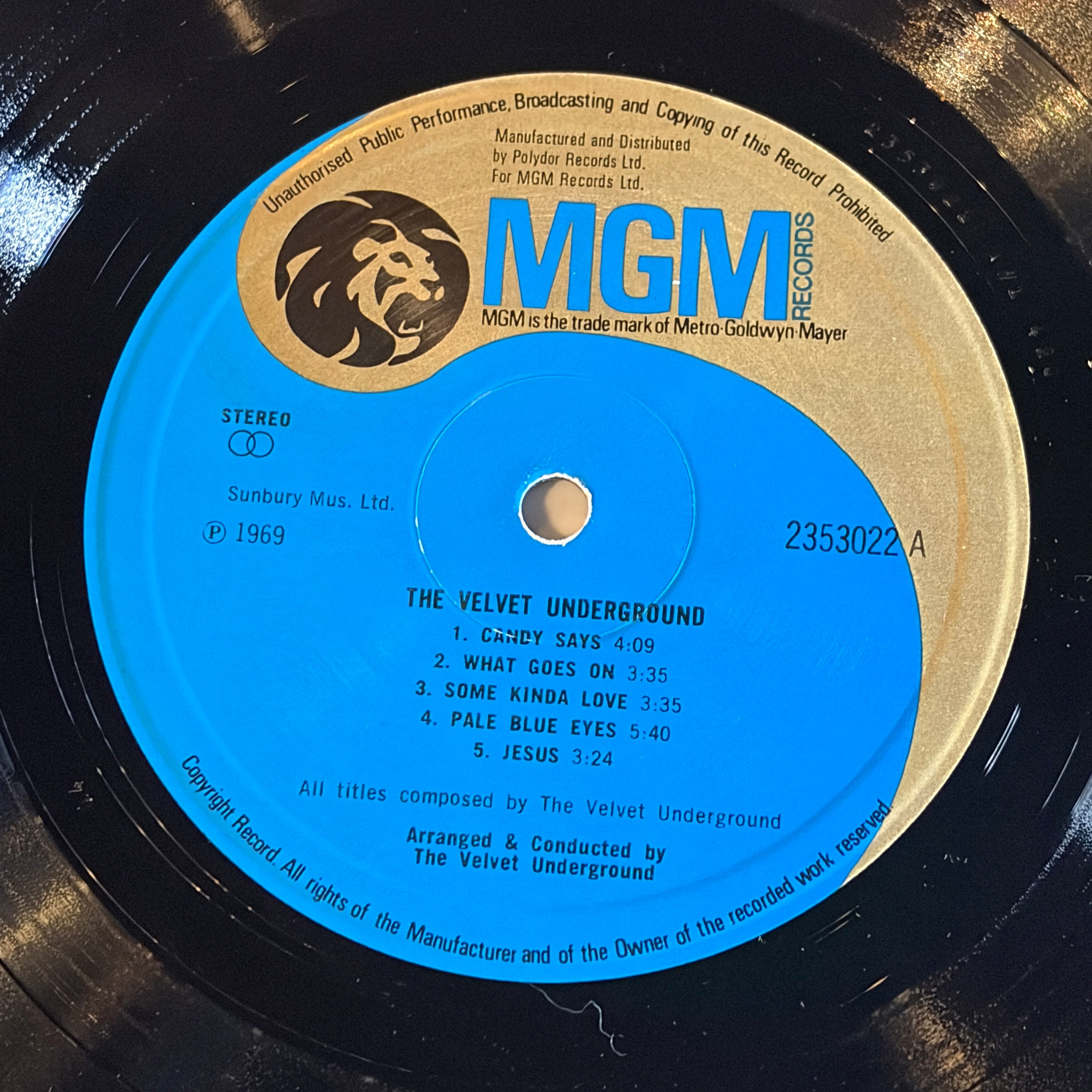 VELVET UNDERGROUND, THE - S/T