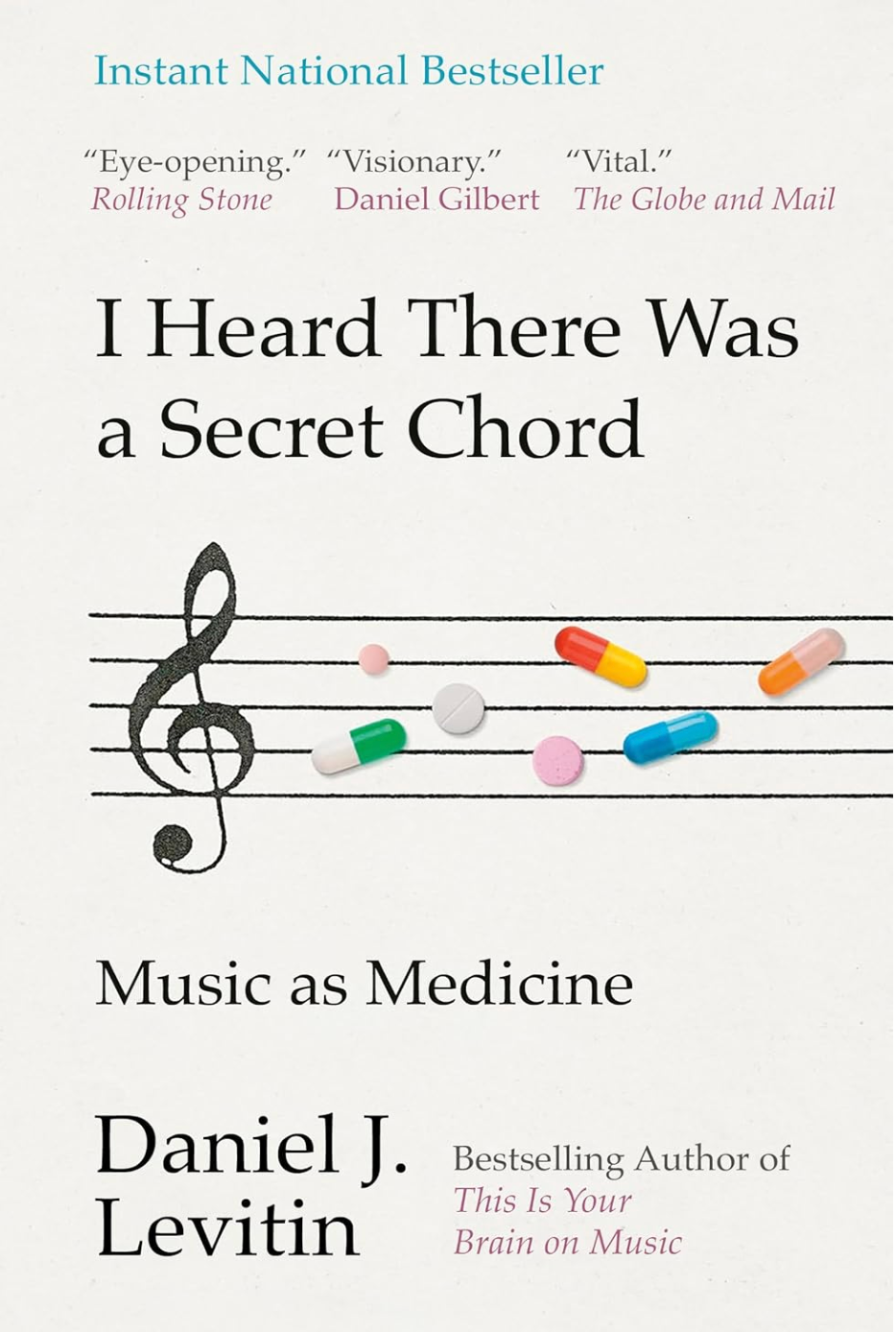 white with music notes with pills instead of music notes on it 