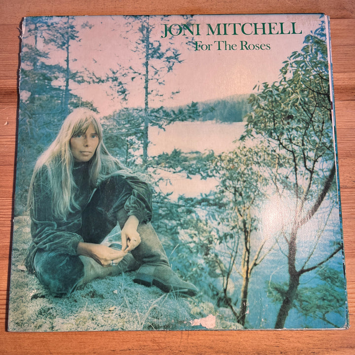 JONI MITCHELL FOR THE ROSES VINTAGE VINYL 1972