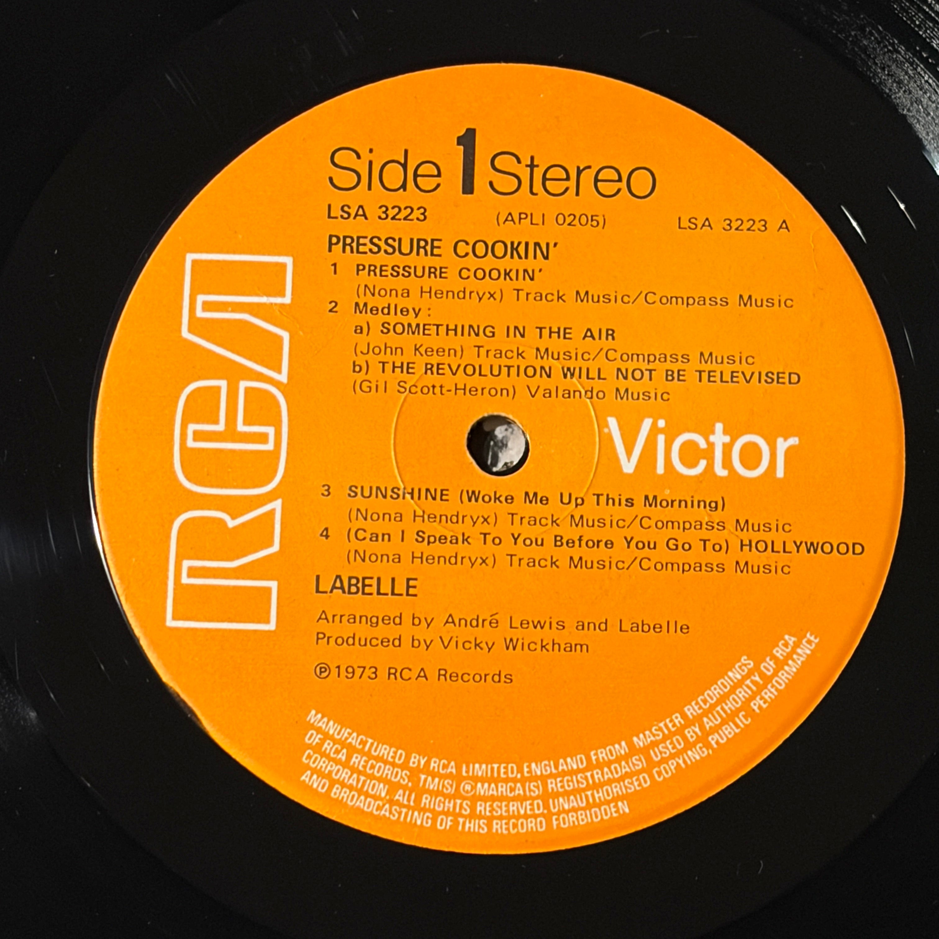 LABELLE - PRESSURE COOKIN'