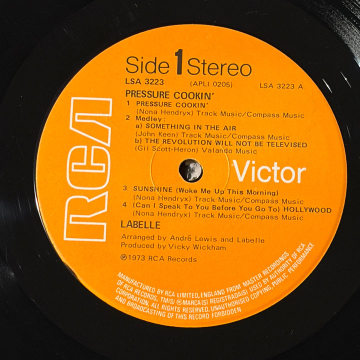 LABELLE - PRESSURE COOKIN'