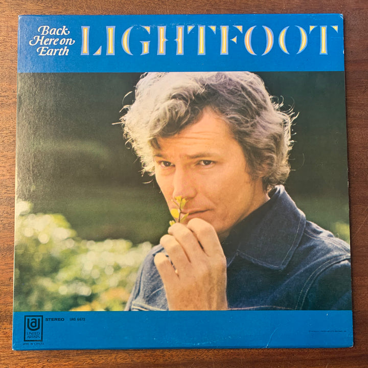 LIGHTFOOT, GORDON - BACK HERE ON EARTH