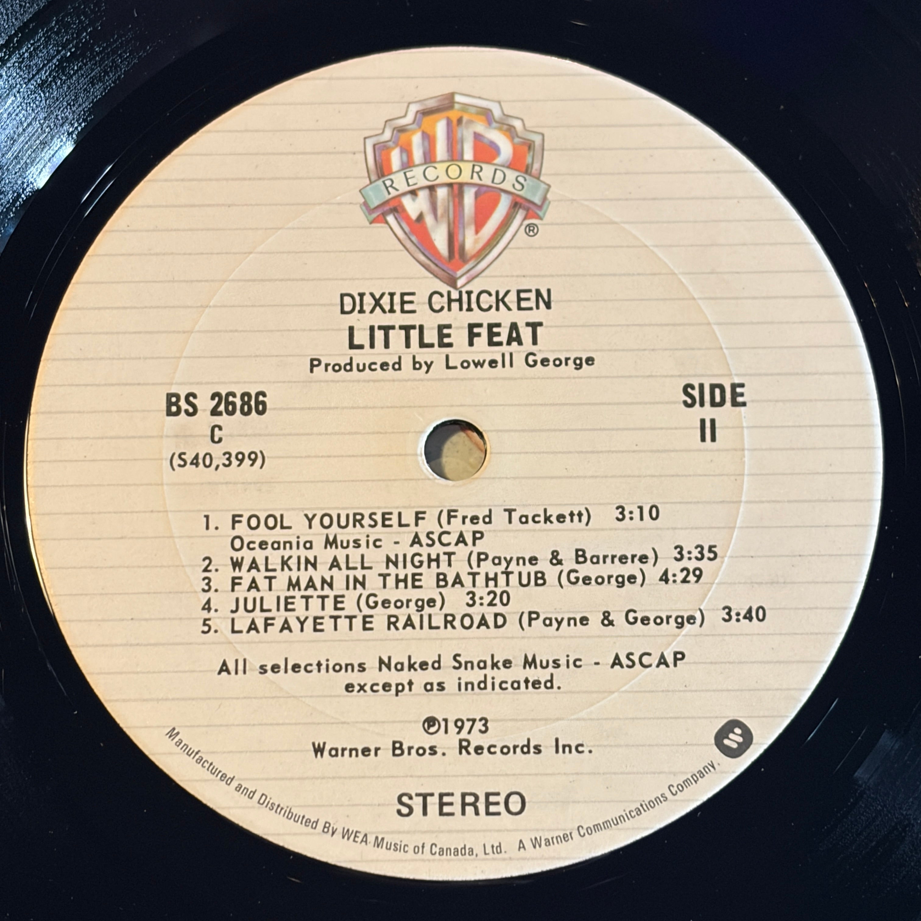 LITTLE FEAT - DIXIE CHICKEN