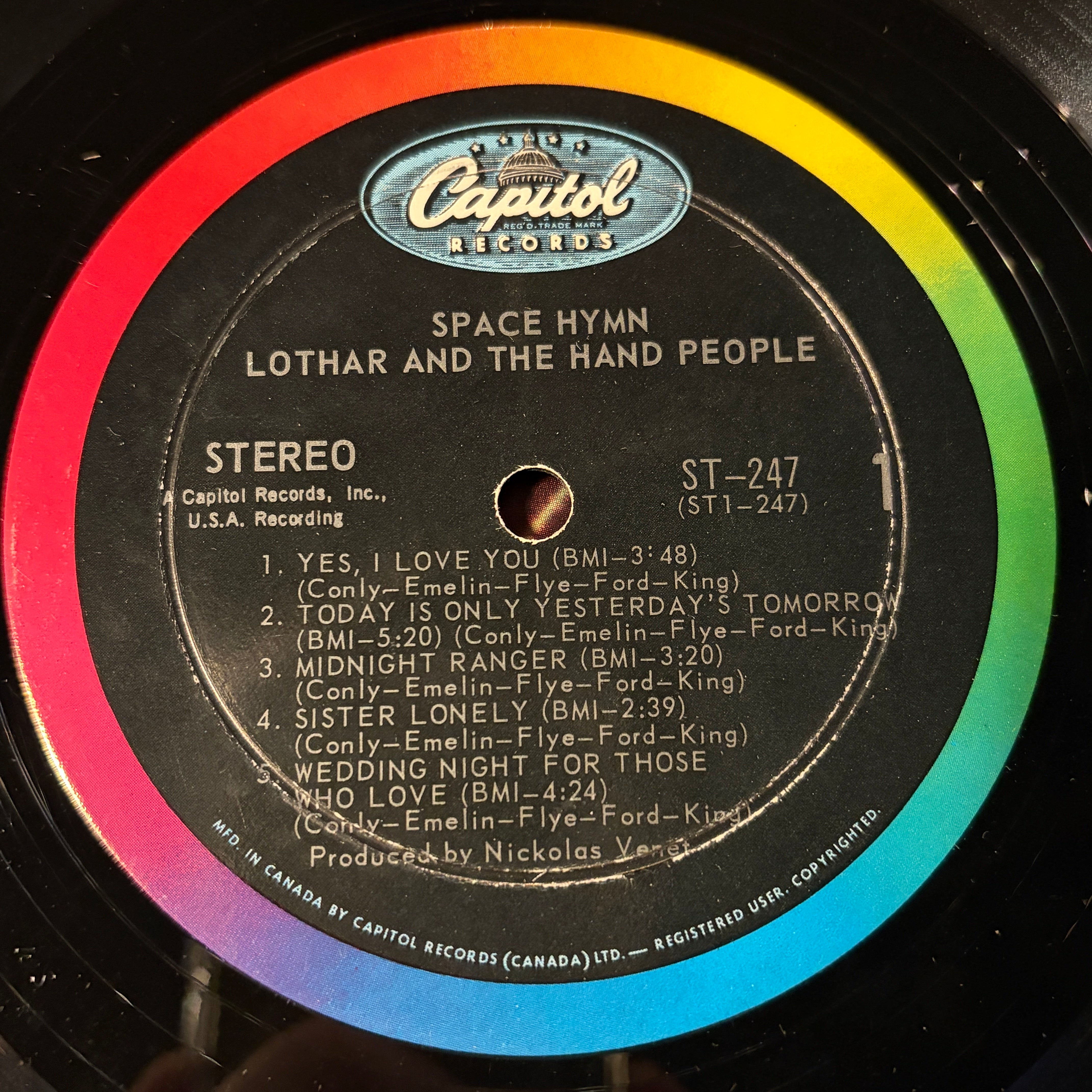 LOTHAR AND THE HAND PEOPLE - SPACE HYMN