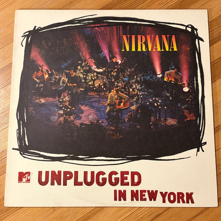 NIRVANA -UNPLUGGED IN NEW YORK - WHITE VINYL OG
