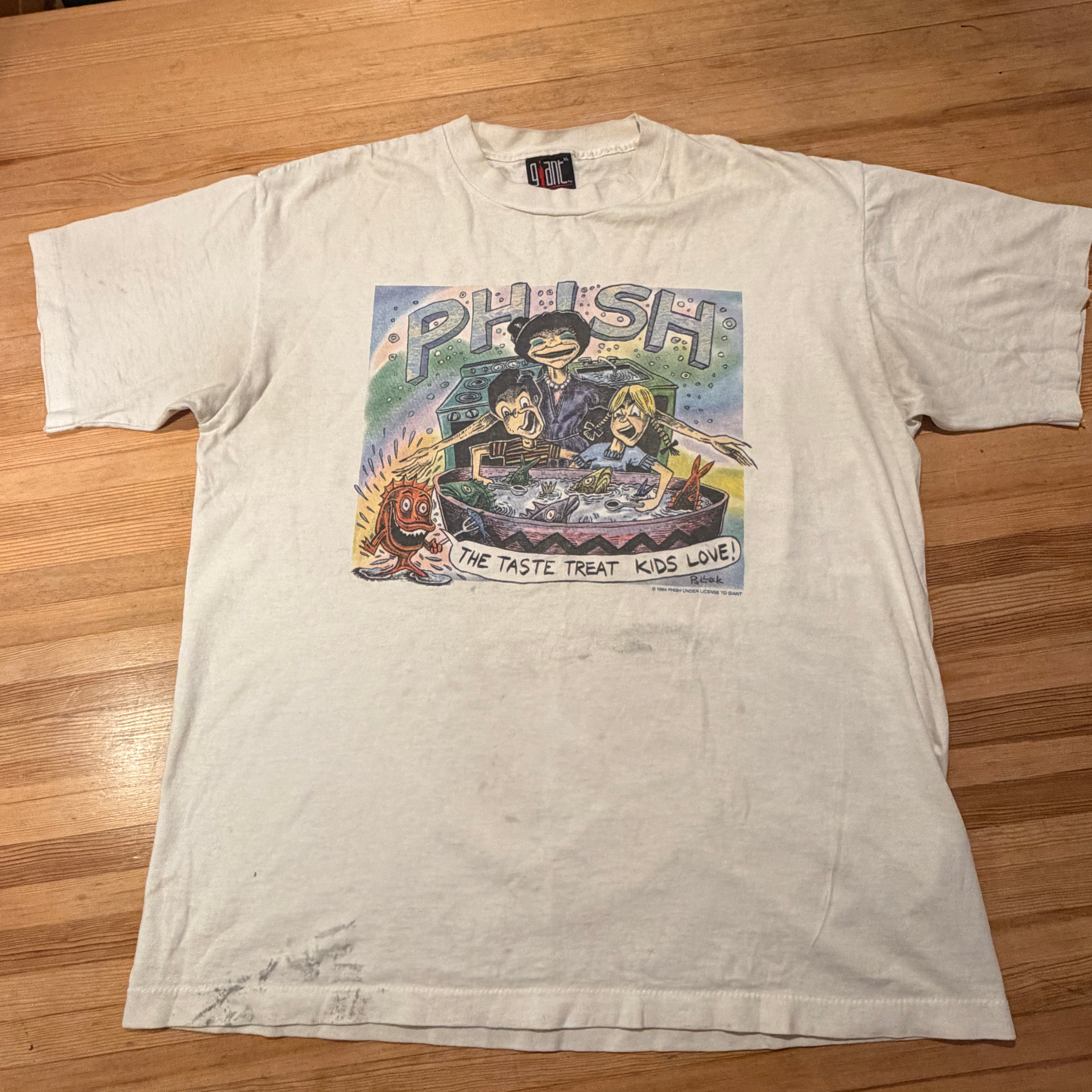 POLLOCK T-SHIRT - PHISH - THE TASTE TREAT KIDS LOVE!