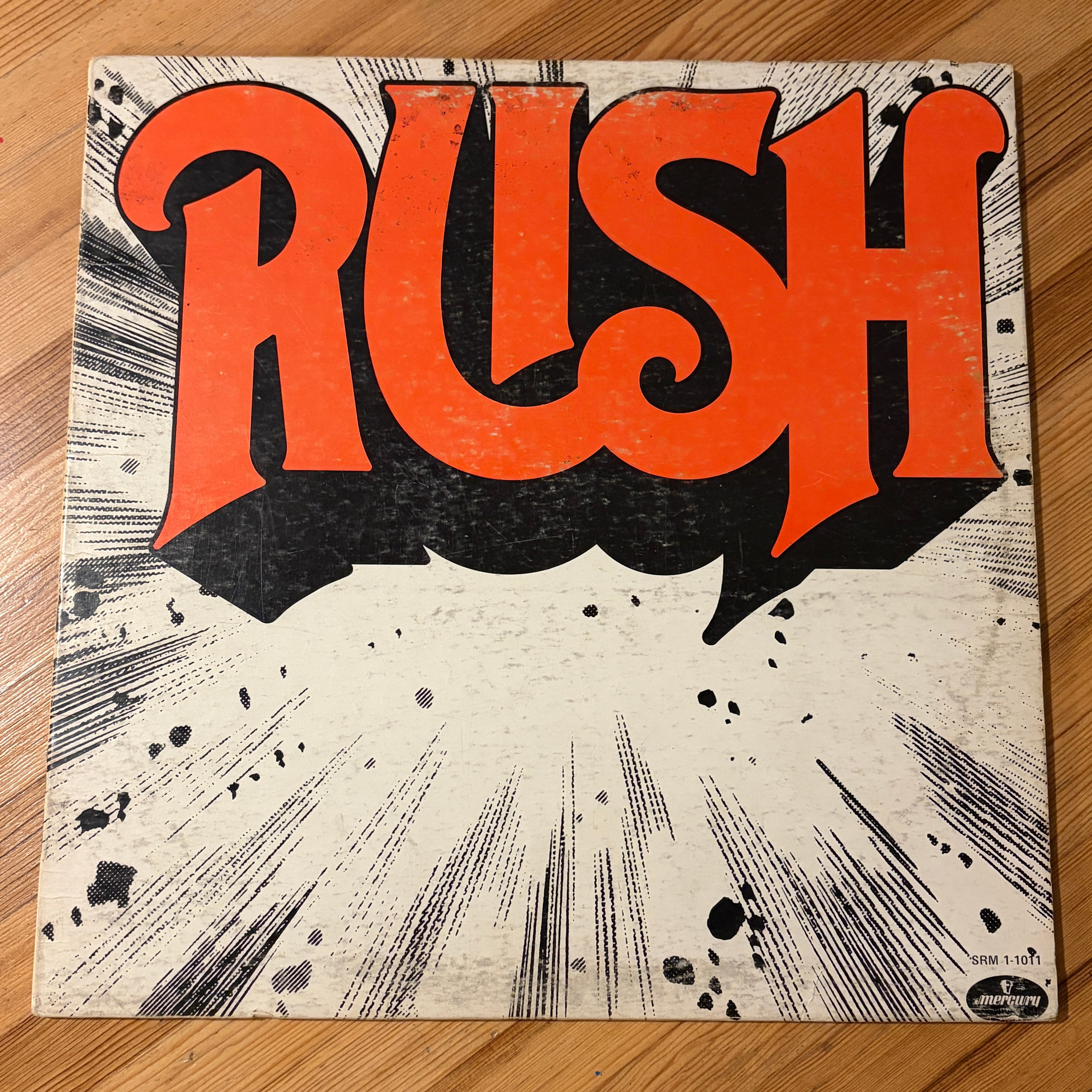  RUSH - RUSH S/T RED LETTERS 2nd Pressing