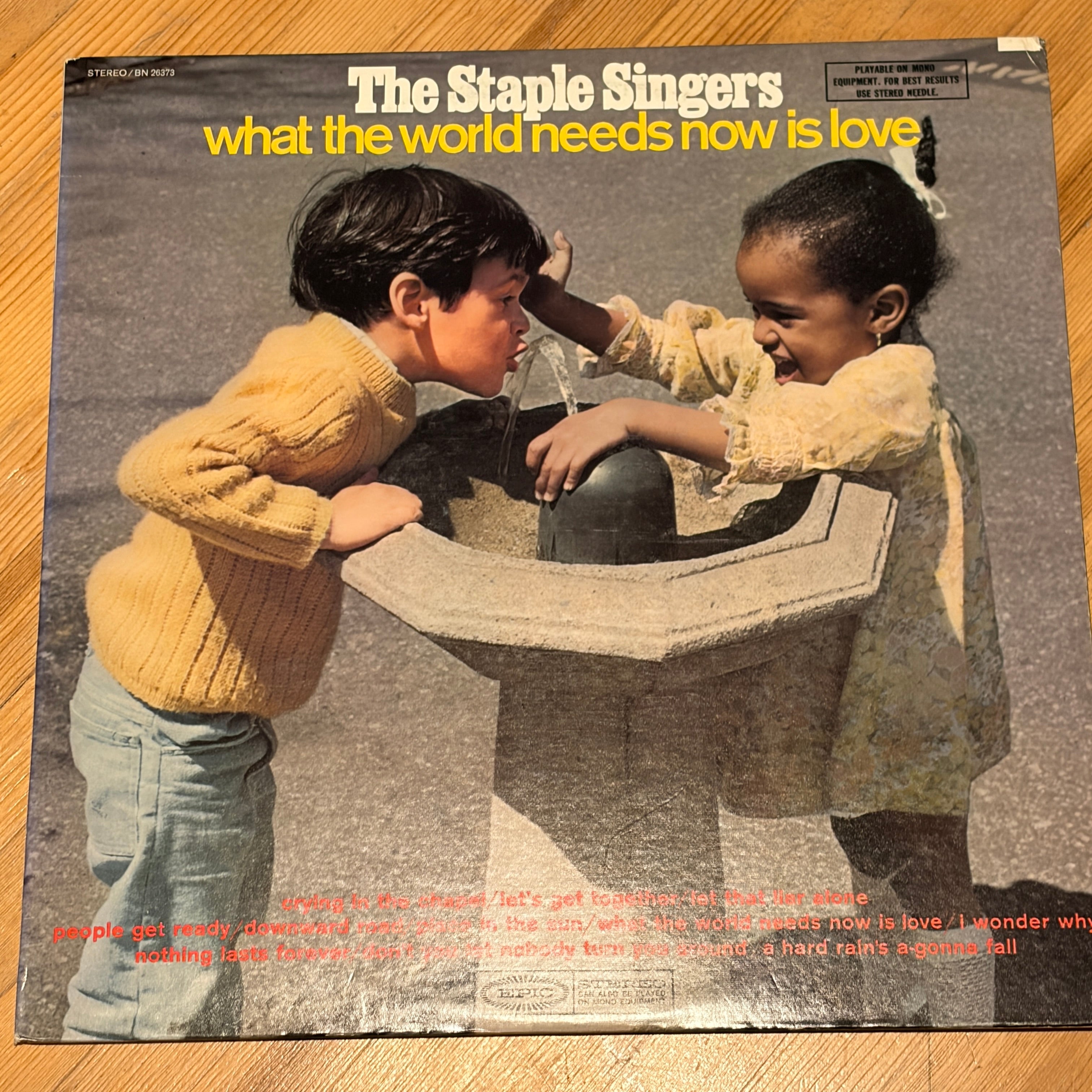 STAPLE SINGERS - WHAT THE WORLD NEEDS NOW IS LOVE
