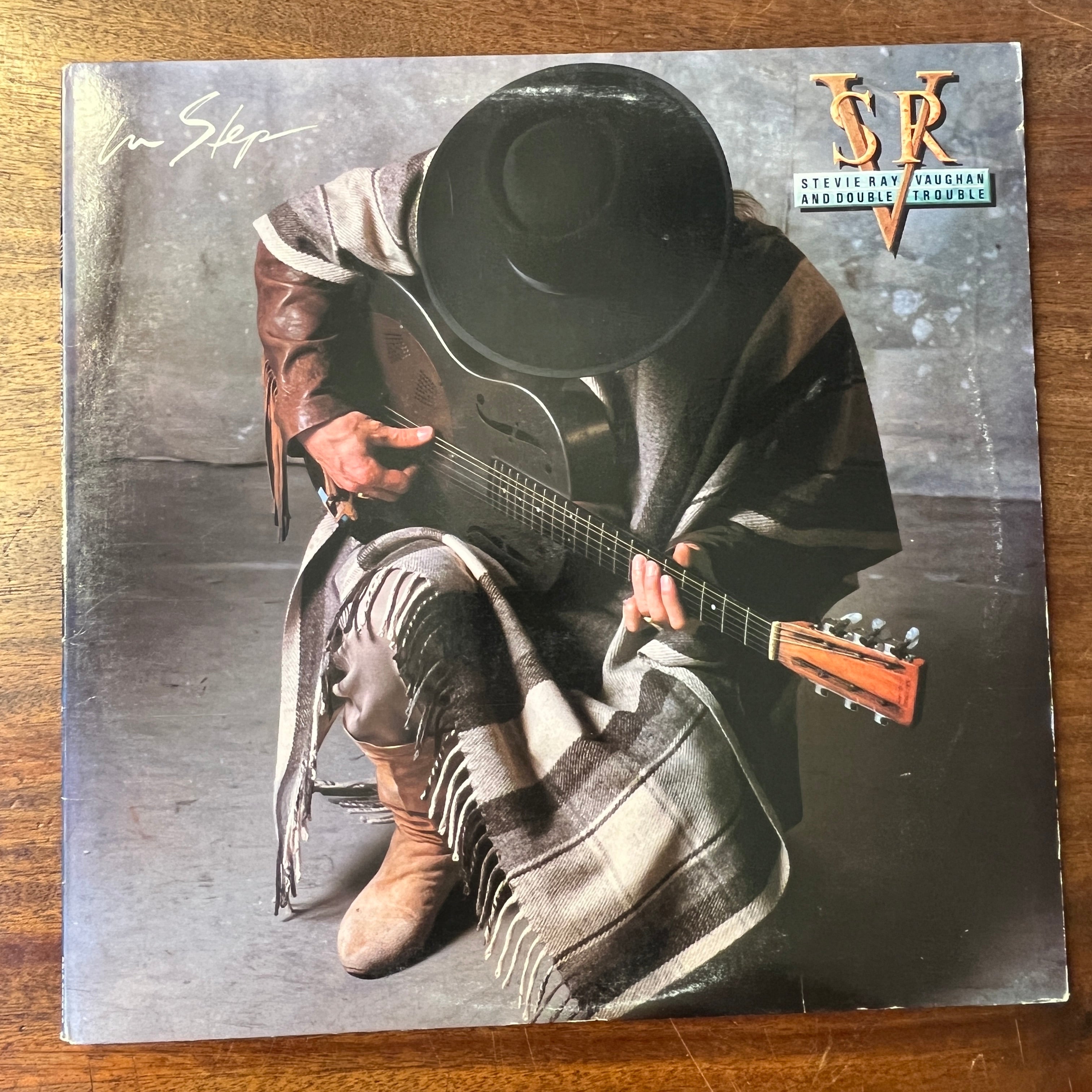 STEVIE RAY VAUGHAN IN STEP VINTAGE VINYL 1989