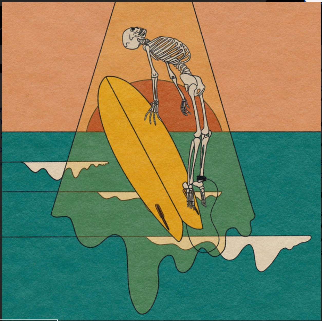 SURF HAT - S/T (ORANGE VINYL)