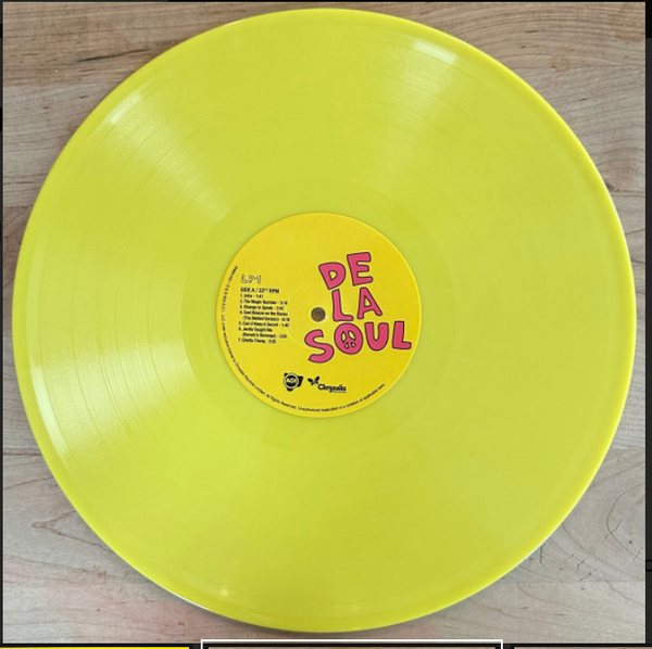 DE LA SOUL - 3 FEET HIGH AND RISING - YELLOW VINYL