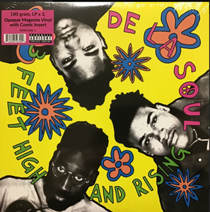 DE LA SOUL - 3 FEET HIGH AND RISING - MAGENTA VINYL