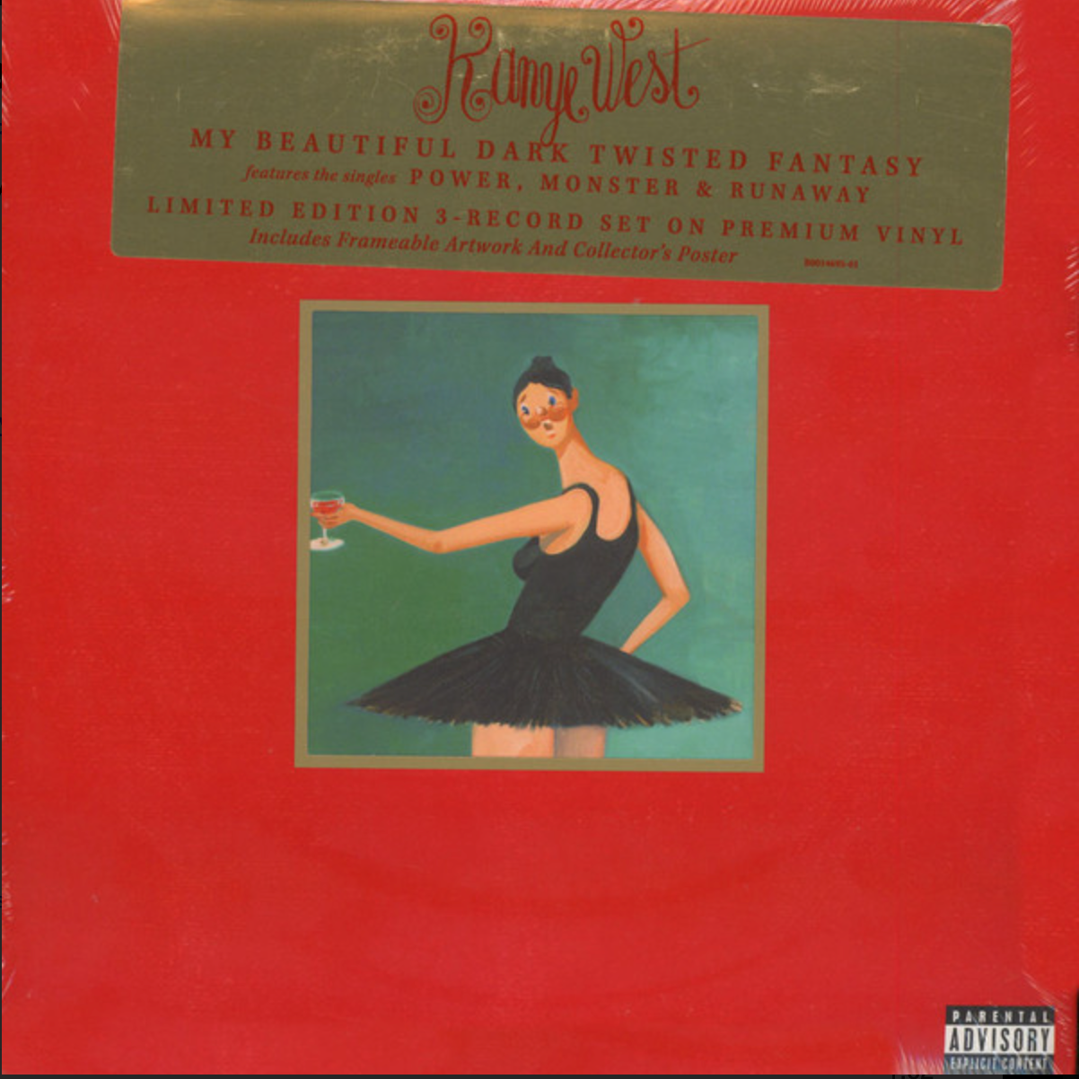 kanye west my beautiful dark twisted fantasy limited edition. kanye west vinyl record