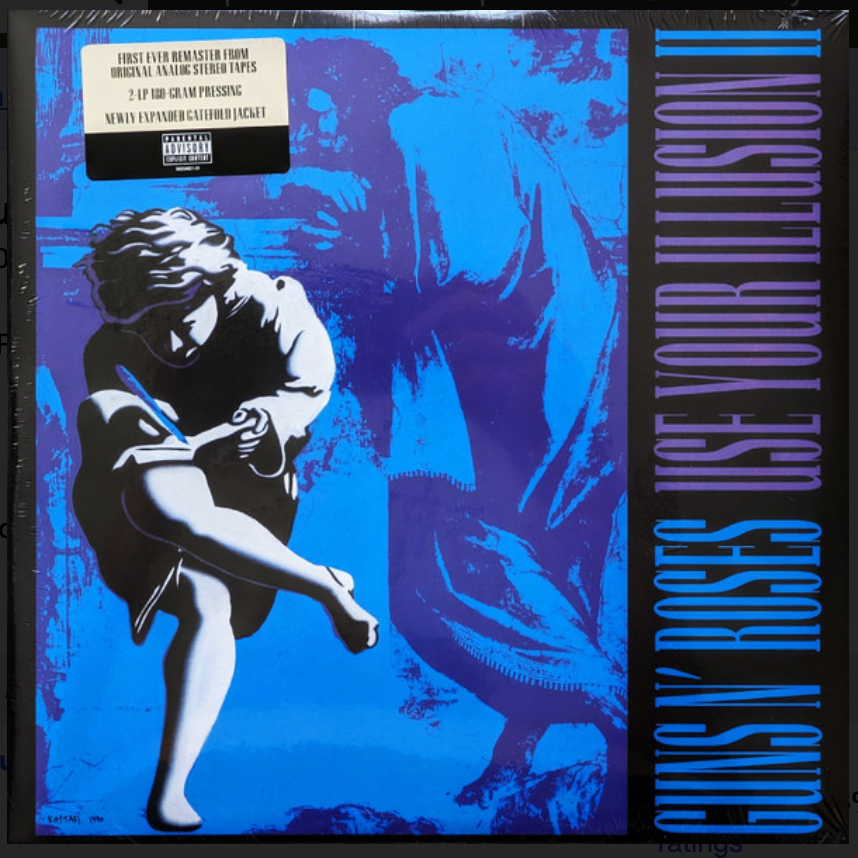 GUNS N ROSES - USE YOUR ILLUSION II - 2LP