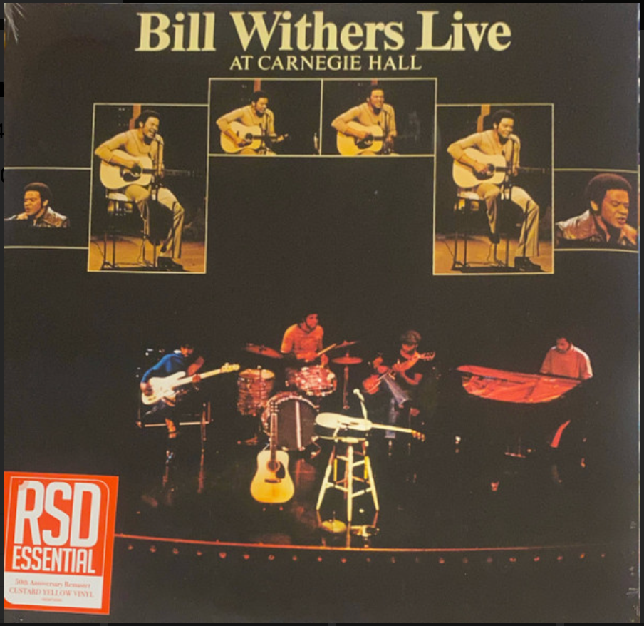 WITHERS, BILL - LIVE AT CARNEGIE HALL (YELLOW VINYL)